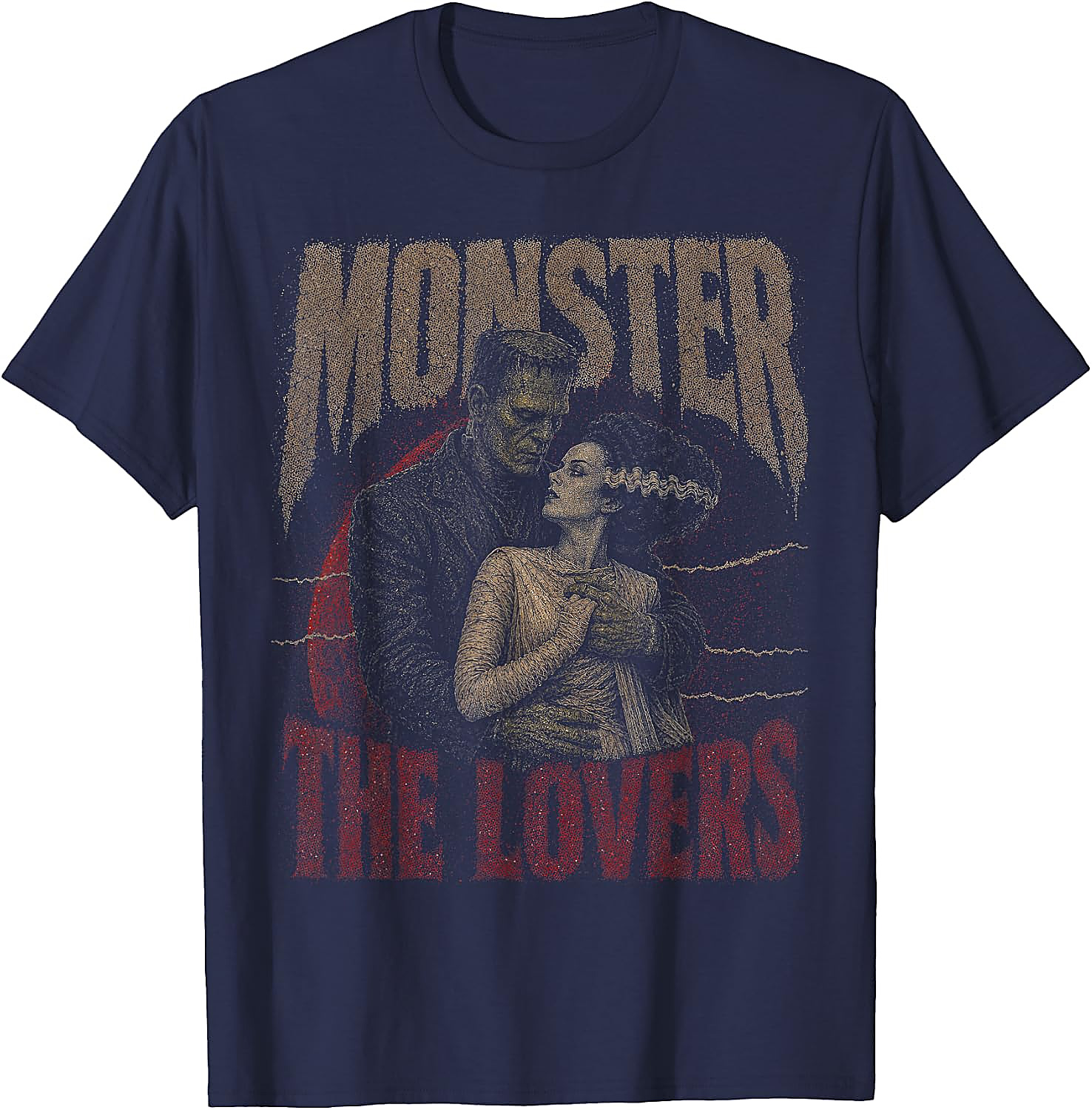 Frankenstein Monster and Wife Shirt | Horror Couple Tee