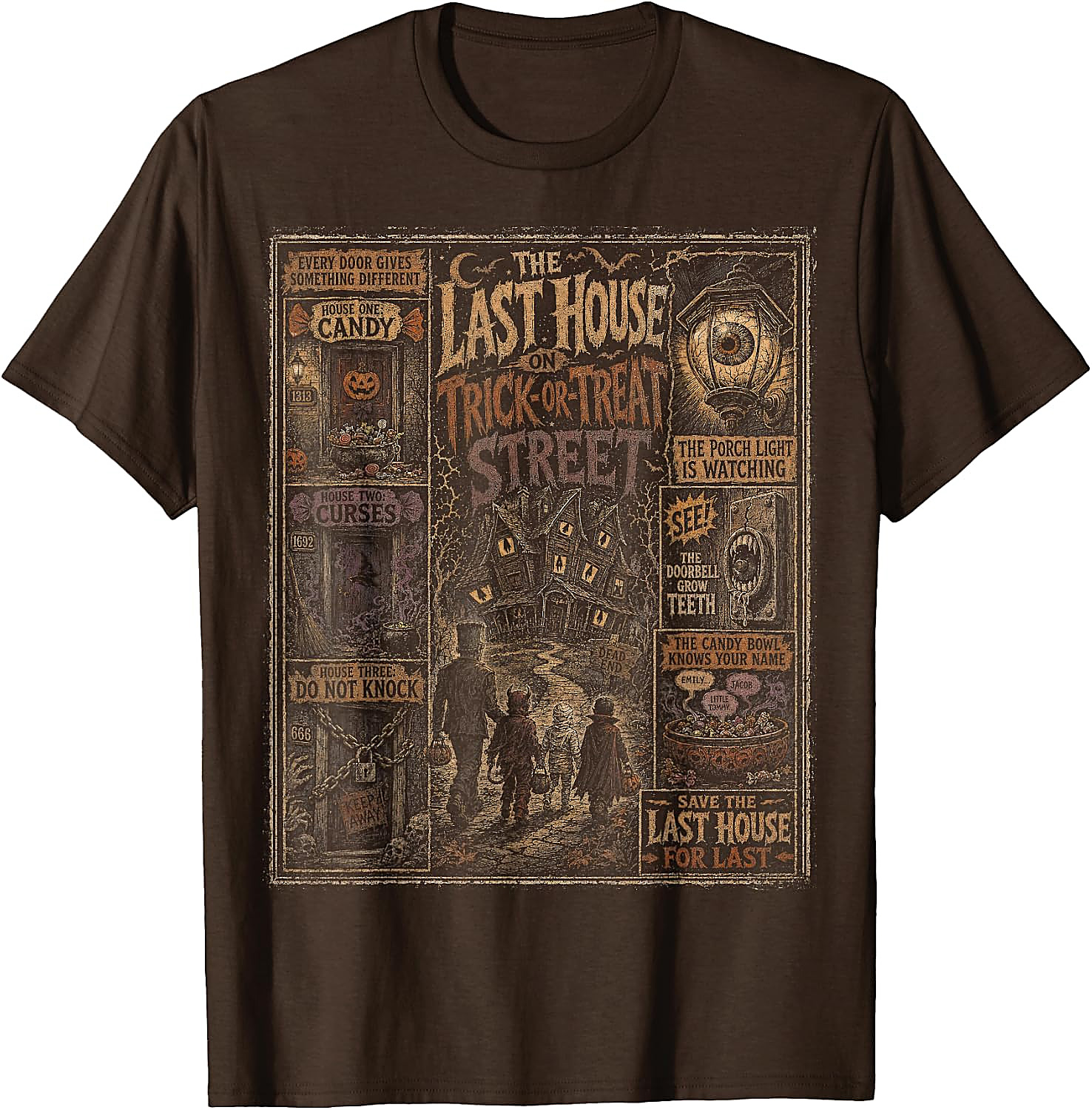 Vintage Halloween Poster Shirt | Spooky Trick or Treat Tee
