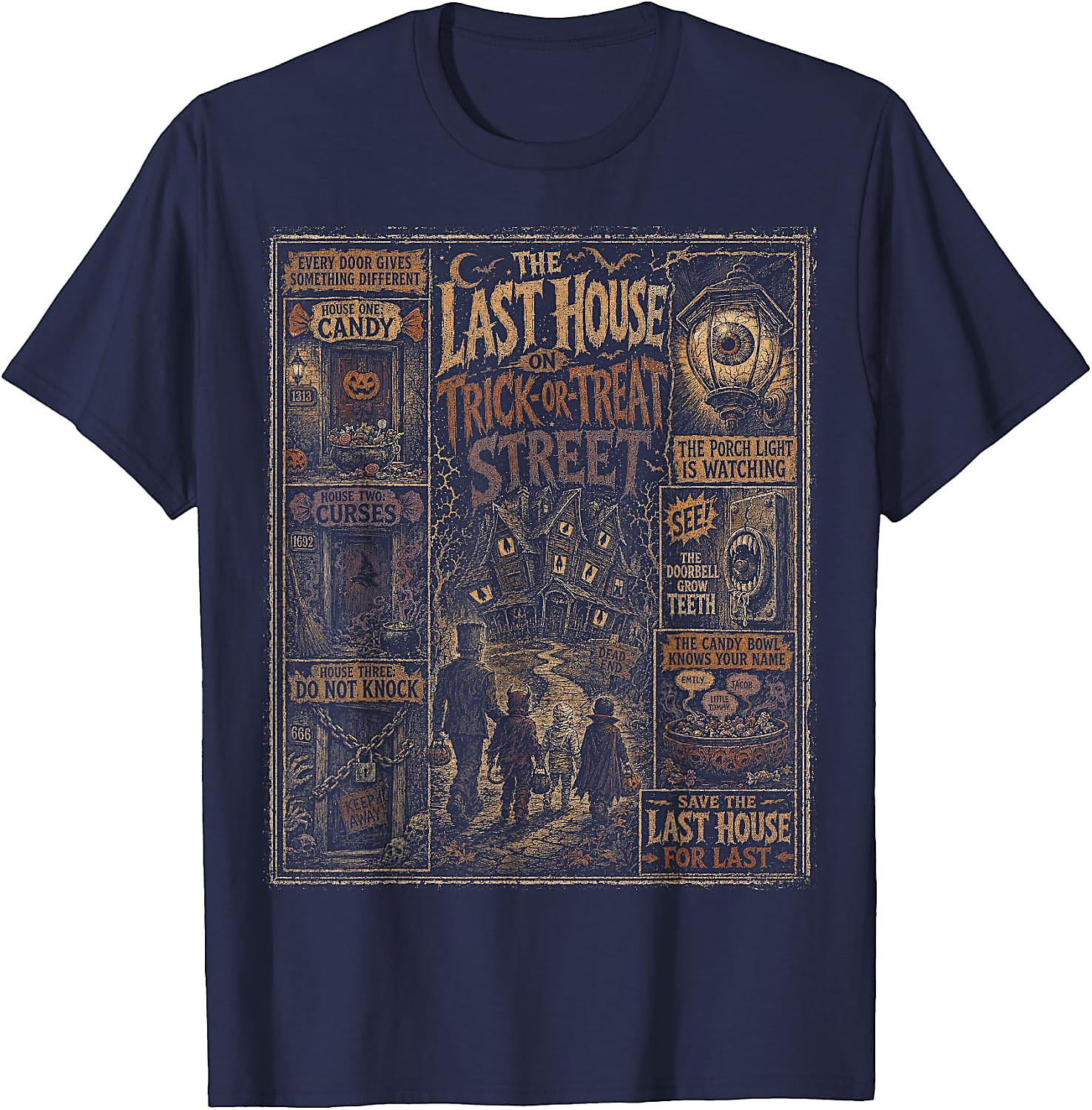Vintage Halloween Poster Shirt | Spooky Trick or Treat Tee