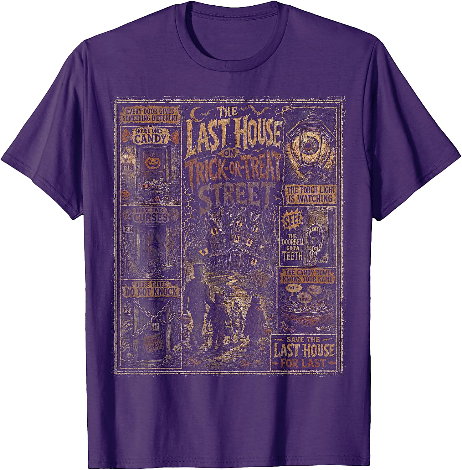 Vintage Halloween Poster Shirt | Spooky Trick or Treat Tee