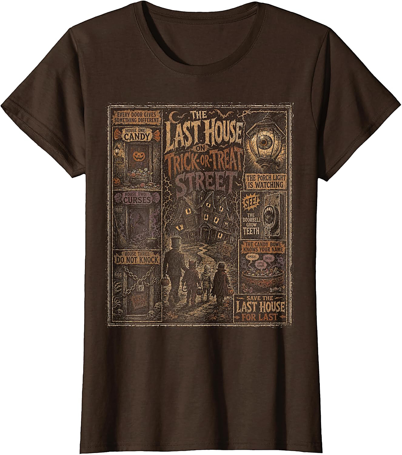 Vintage Halloween Poster Shirt | Spooky Trick or Treat Tee