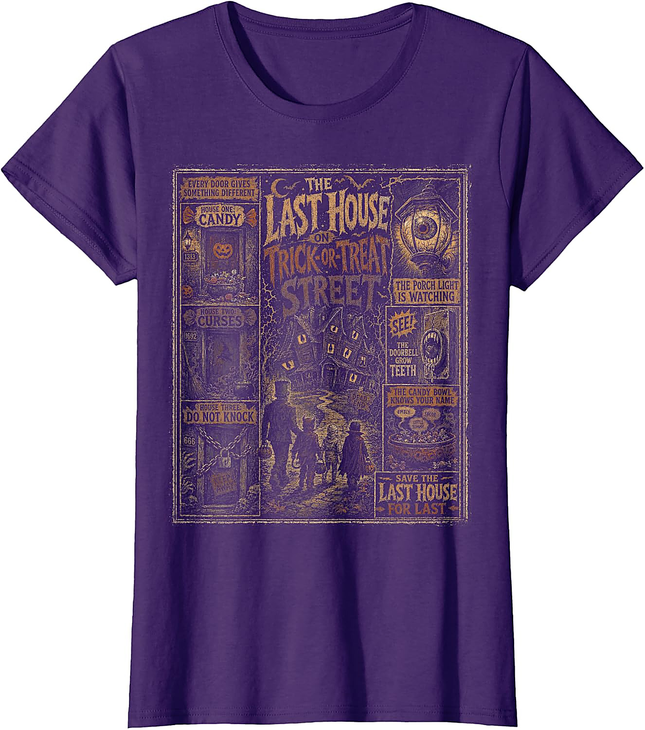 Vintage Halloween Poster Shirt | Spooky Trick or Treat Tee