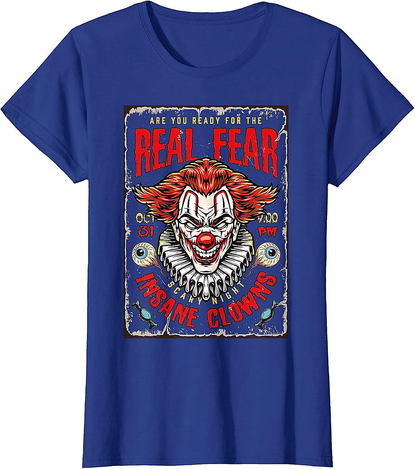 Scary Clown Halloween T-Shirt | Vintage Horror Poster Tee