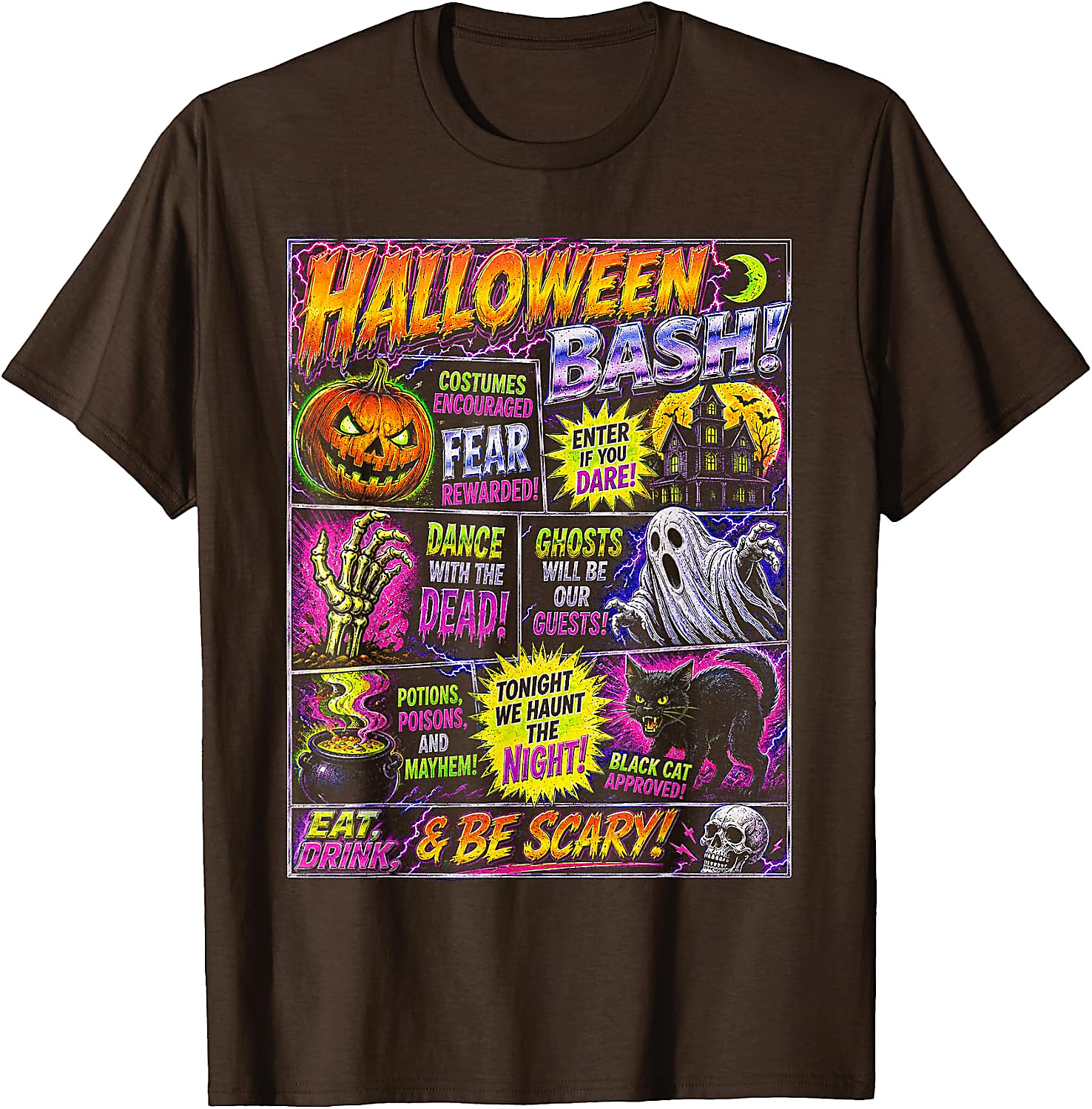 Halloween Vintage Horrorfest T-Shirt | Spooky Party Tee
