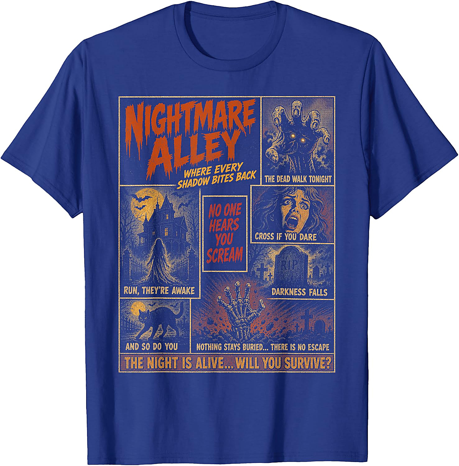 Vintage Horror Halloween T-Shirt | Spooky Comic Graphic Tee