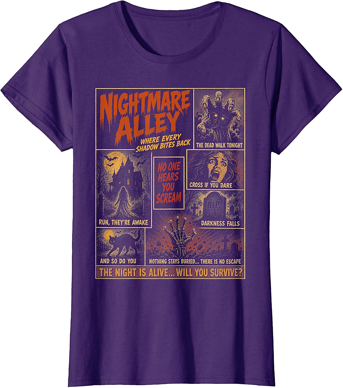 Vintage Horror Halloween T-Shirt | Spooky Comic Graphic Tee