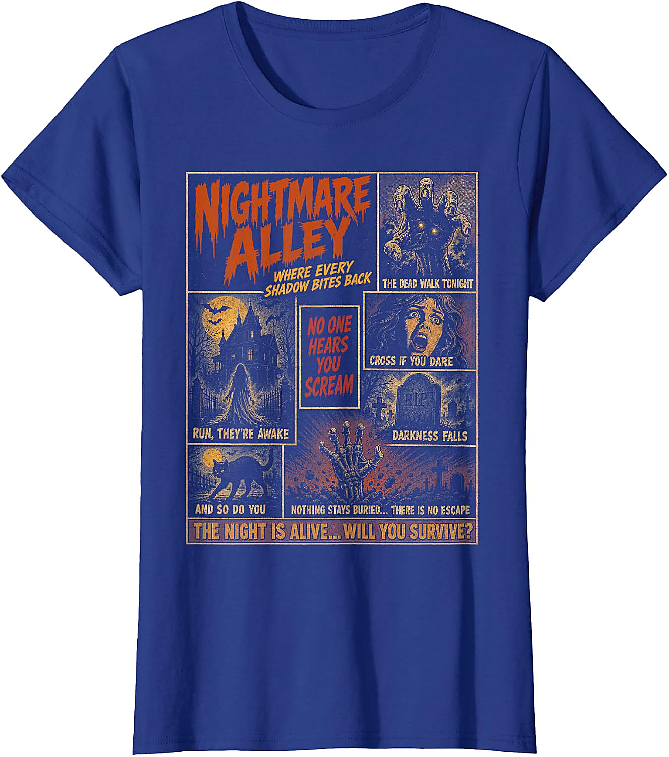 Vintage Horror Halloween T-Shirt | Spooky Comic Graphic Tee
