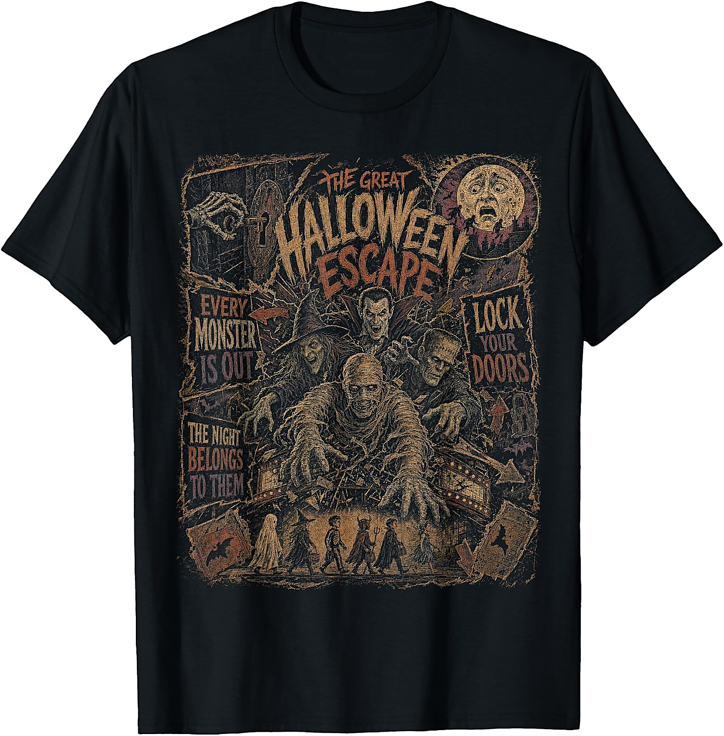 Retro Horror Movie Shirt | Vintage Monster Graphic Tee
