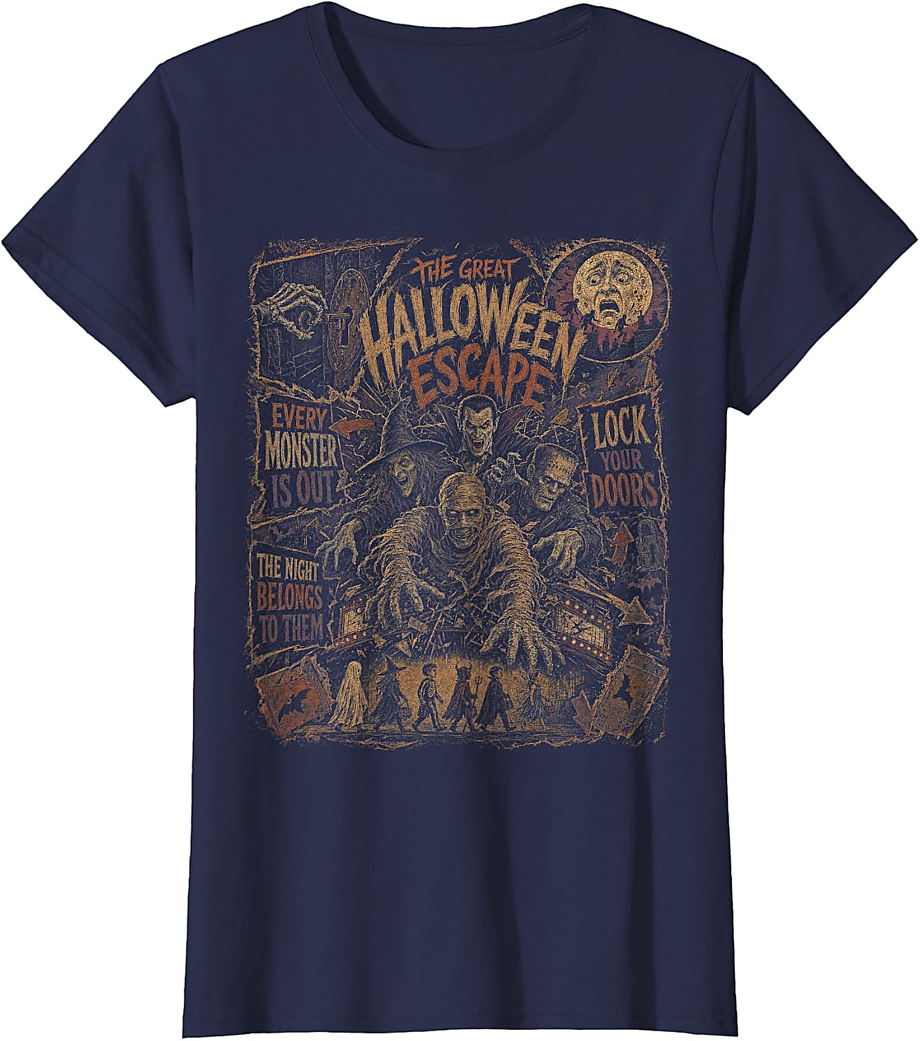 Retro Horror Movie Shirt | Vintage Monster Graphic Tee
