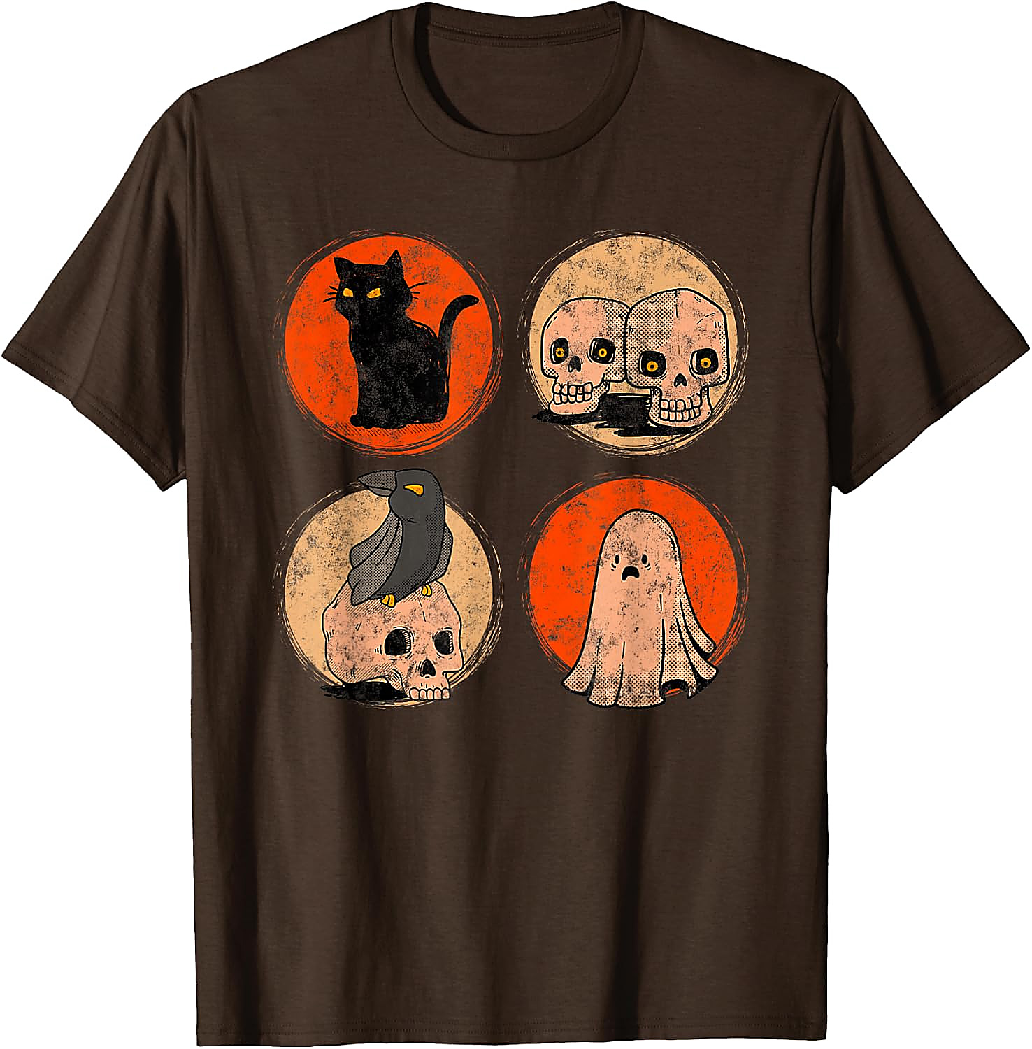 Vintage Halloween Spooky Poster T-Shirt | Horror Tee