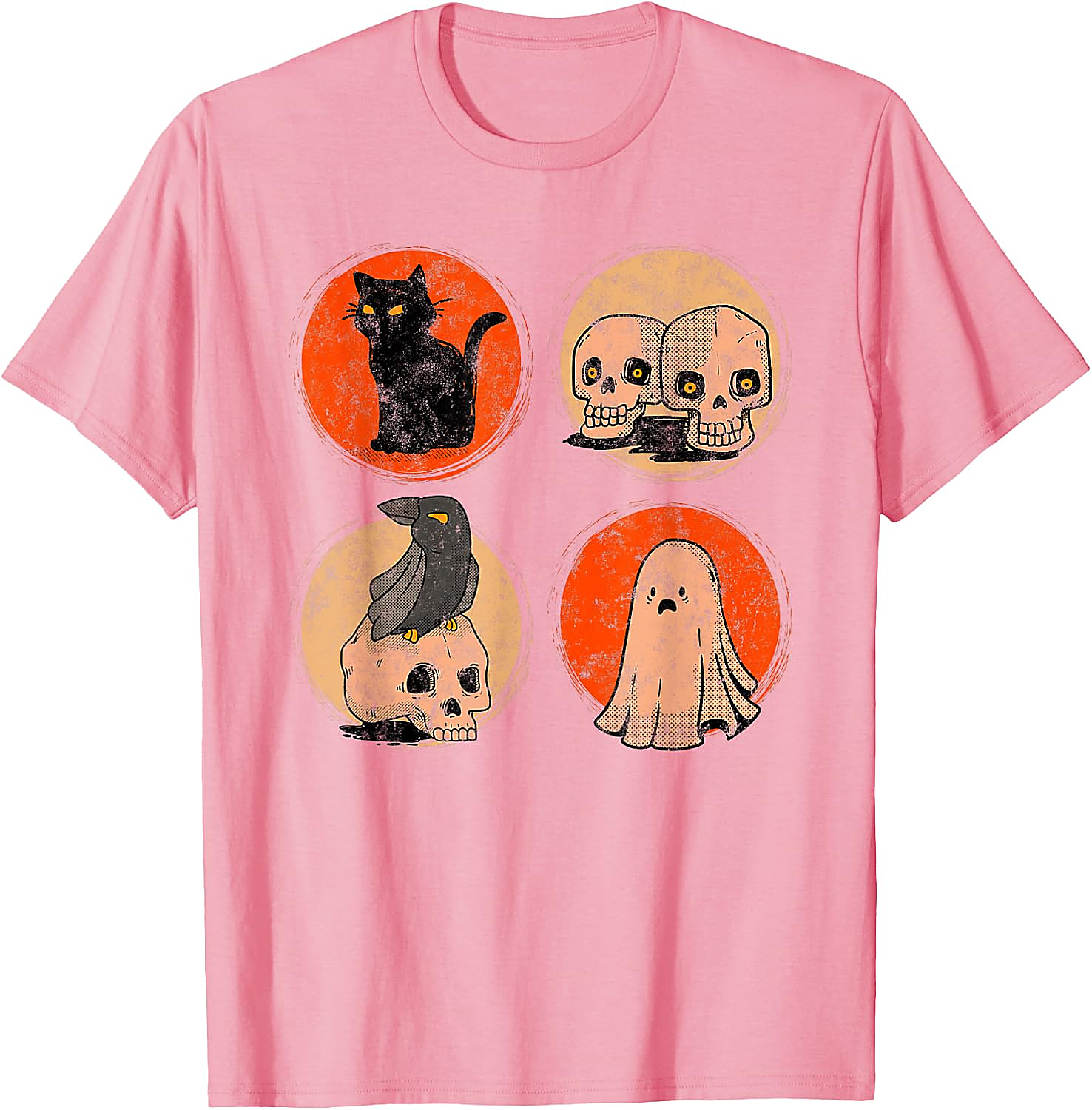 Vintage Halloween Spooky Poster T-Shirt | Horror Tee