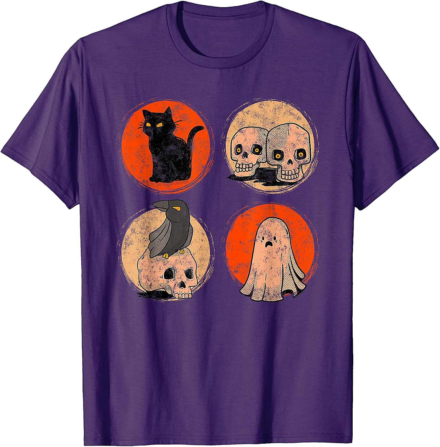 Vintage Halloween Spooky Poster T-Shirt | Horror Tee