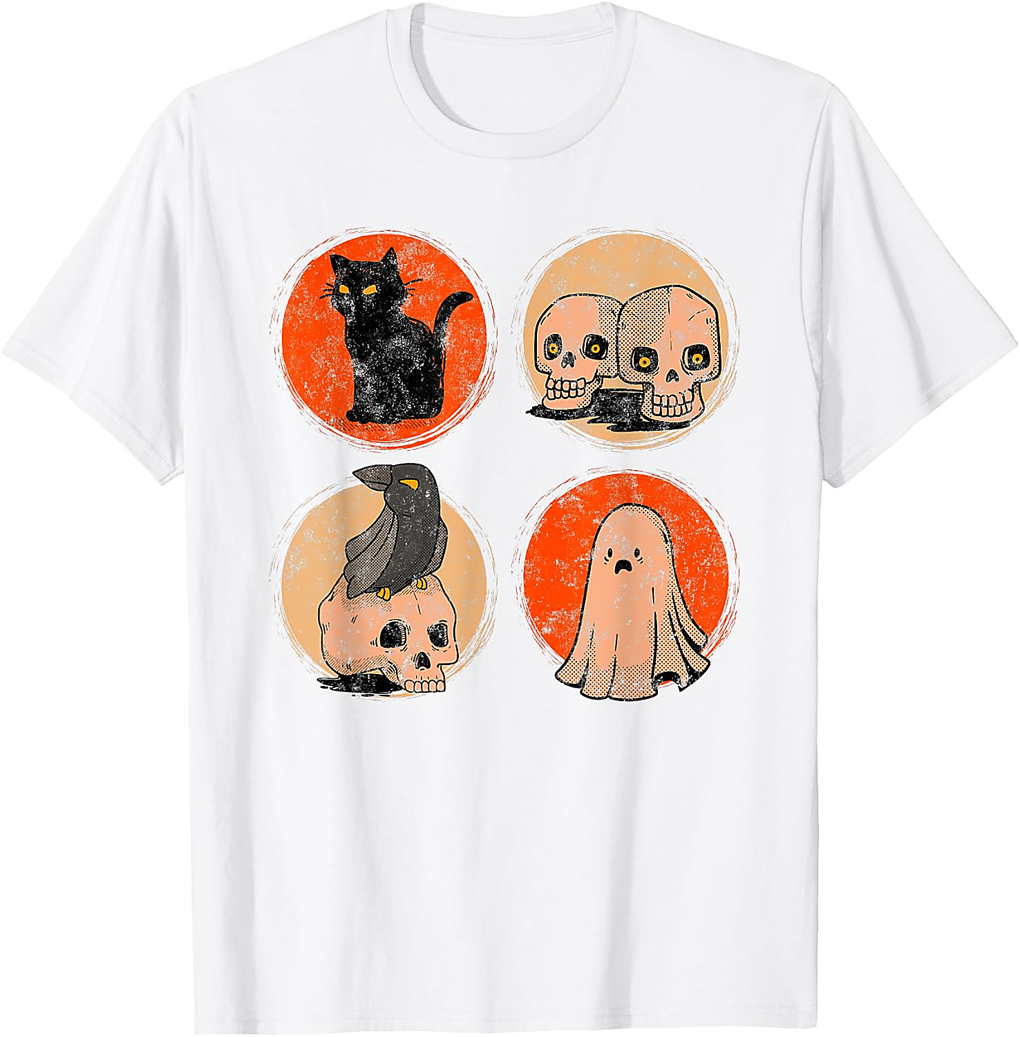 Vintage Halloween Spooky Poster T-Shirt | Horror Tee