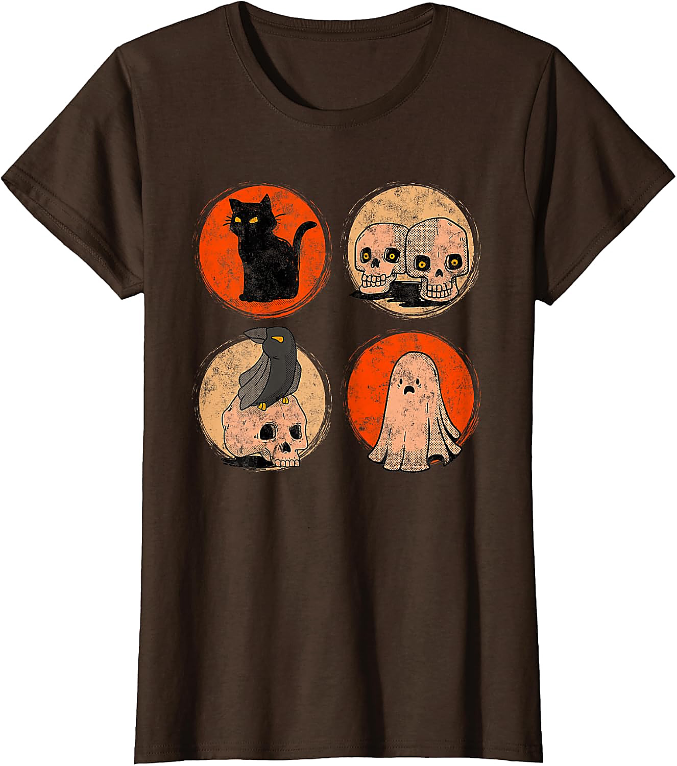 Vintage Halloween Spooky Poster T-Shirt | Horror Tee