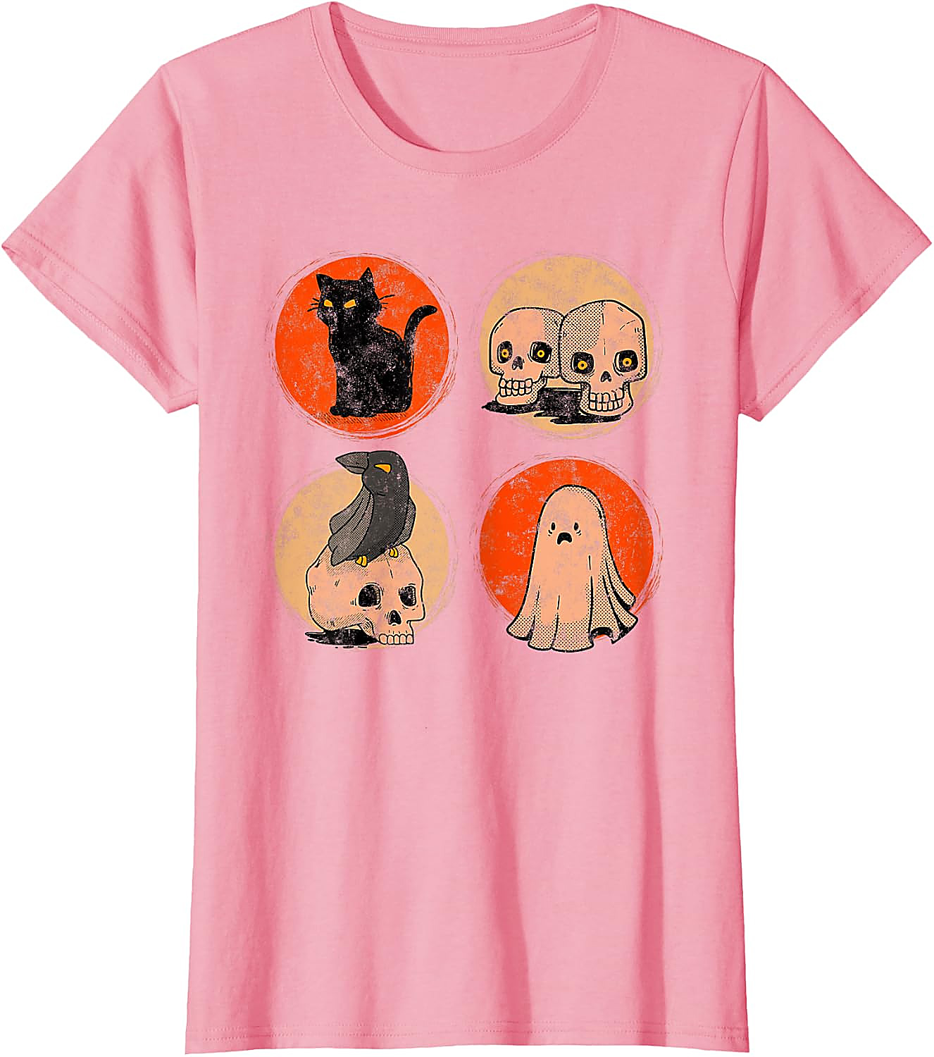 Vintage Halloween Spooky Poster T-Shirt | Horror Tee