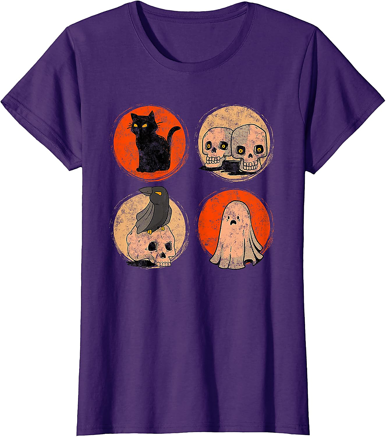 Vintage Halloween Spooky Poster T-Shirt | Horror Tee