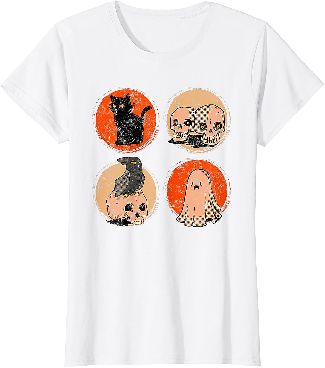 Vintage Halloween Spooky Poster T-Shirt | Horror Tee