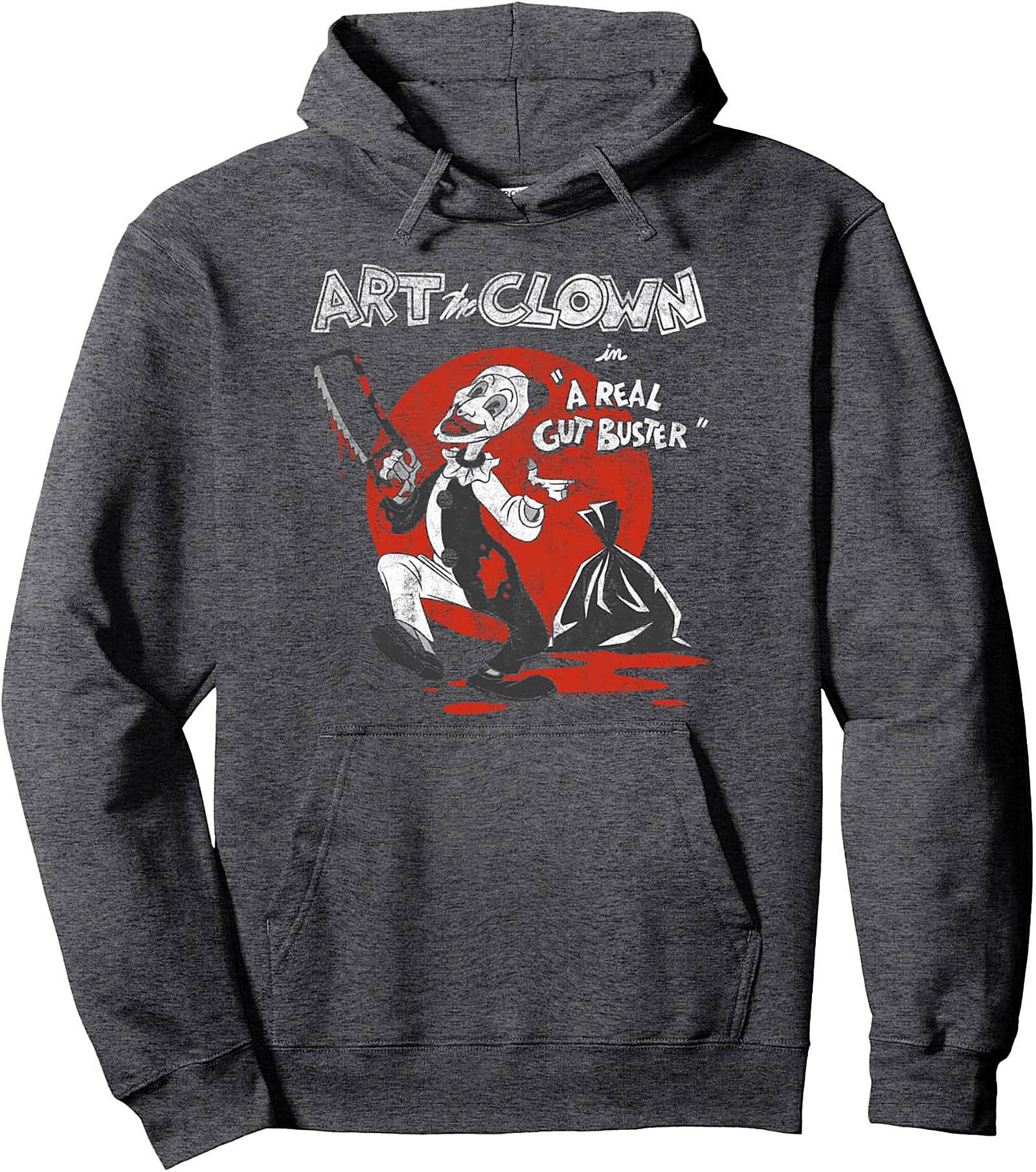 Terrifier Real Gut Buster Horror Movie Pullover Hoodie
