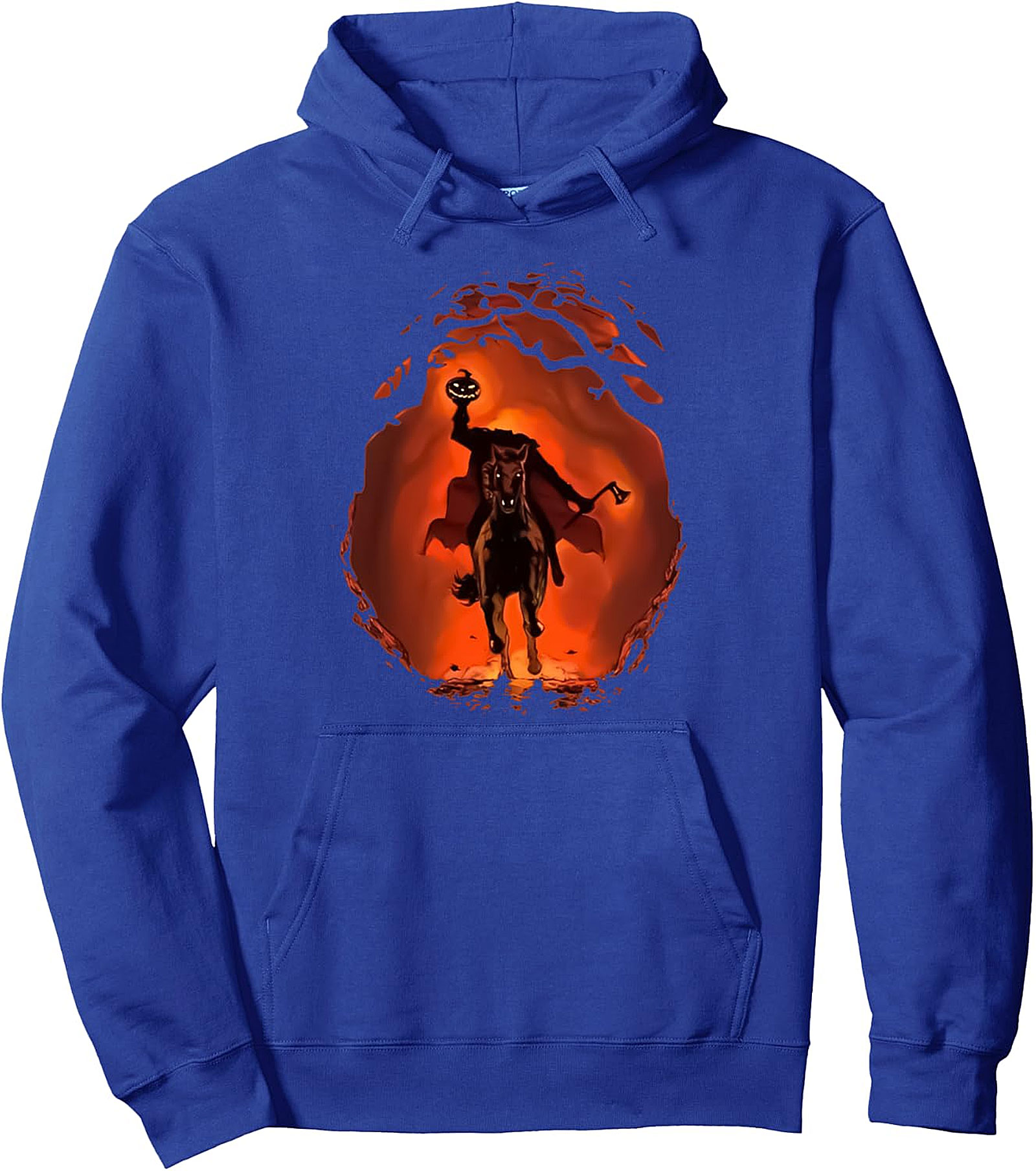 Halloween Headless Horseman Pullover Hoodie | Scary Pumpkin