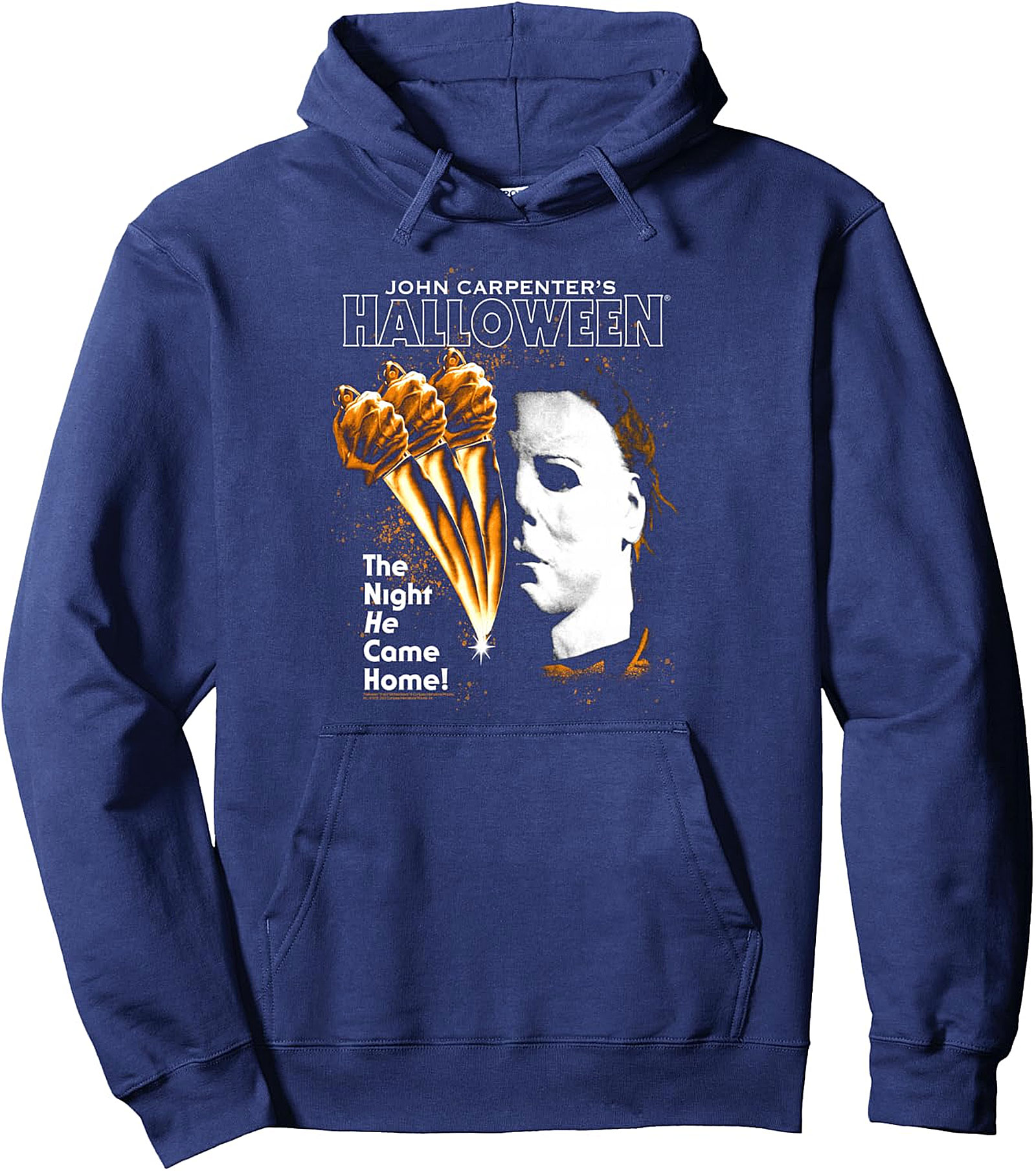 Halloween Moving Knife Poster Pullover Hoodie | Michael Myers