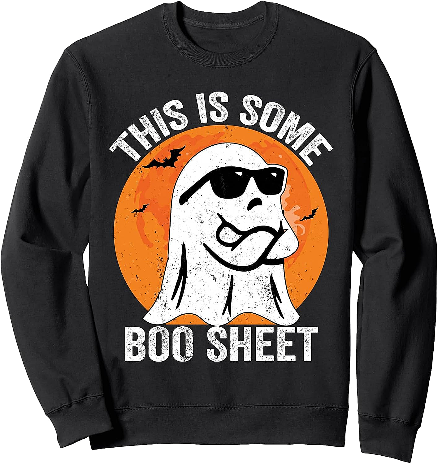 Boo Sheet Funny Halloween Ghost Sweatshirt Spooky Tee