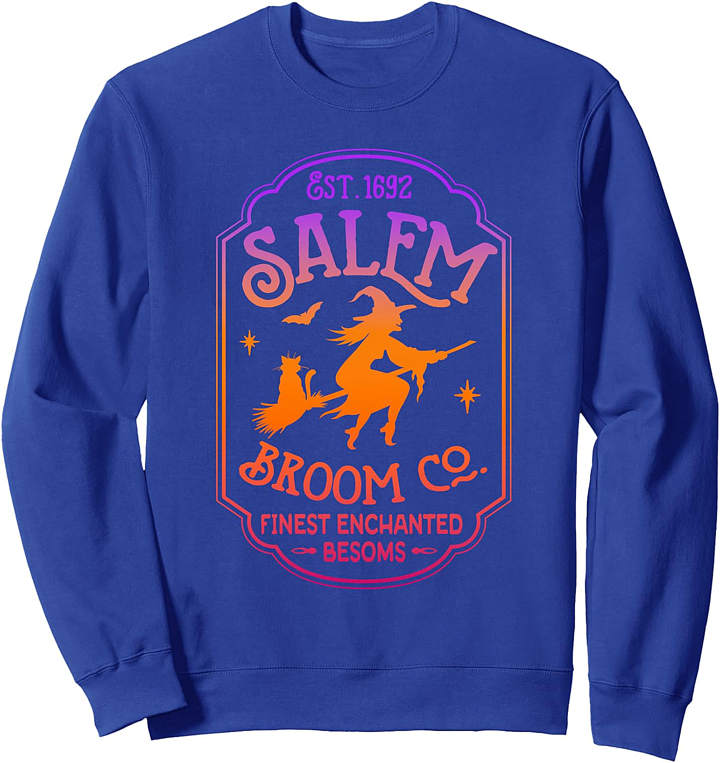 Salem Witch Broom Company Est 1692 Halloween Sweatshirt