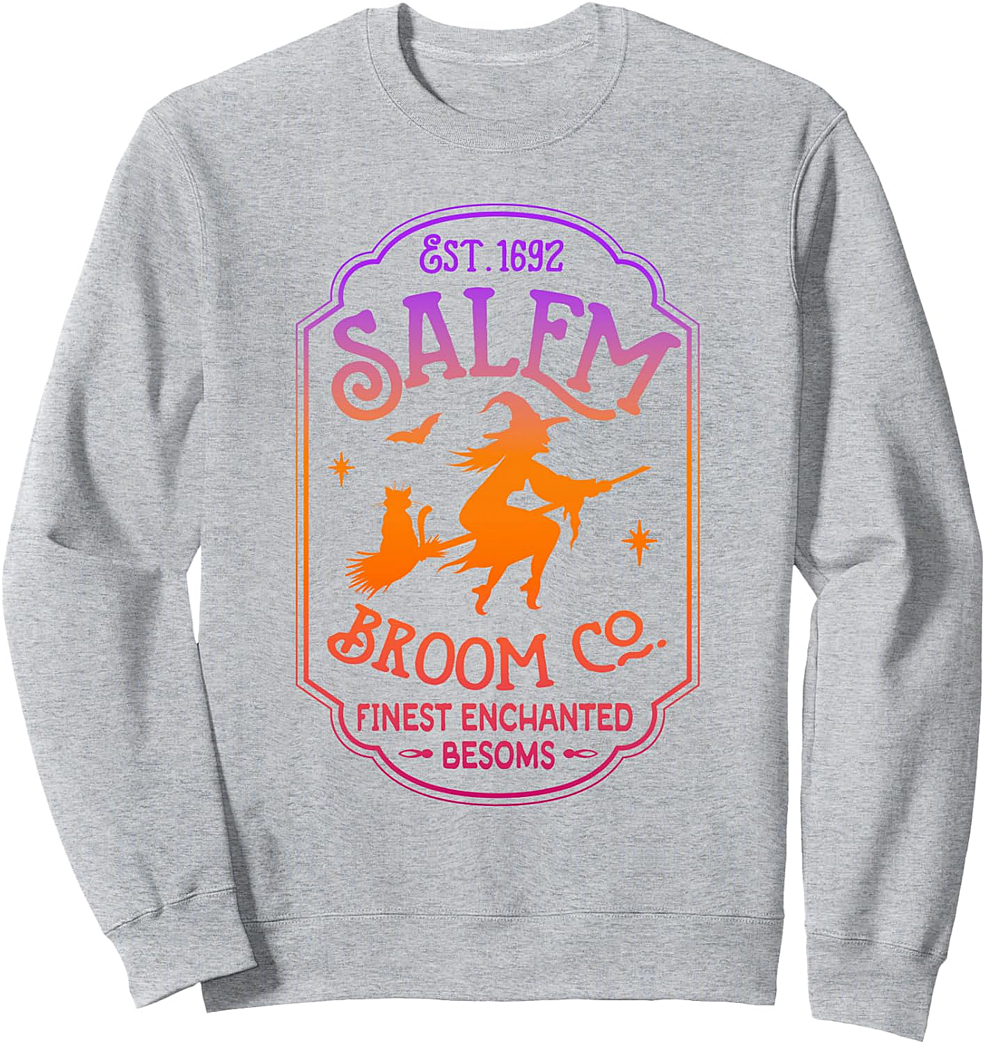 Salem Witch Broom Company Est 1692 Halloween Sweatshirt