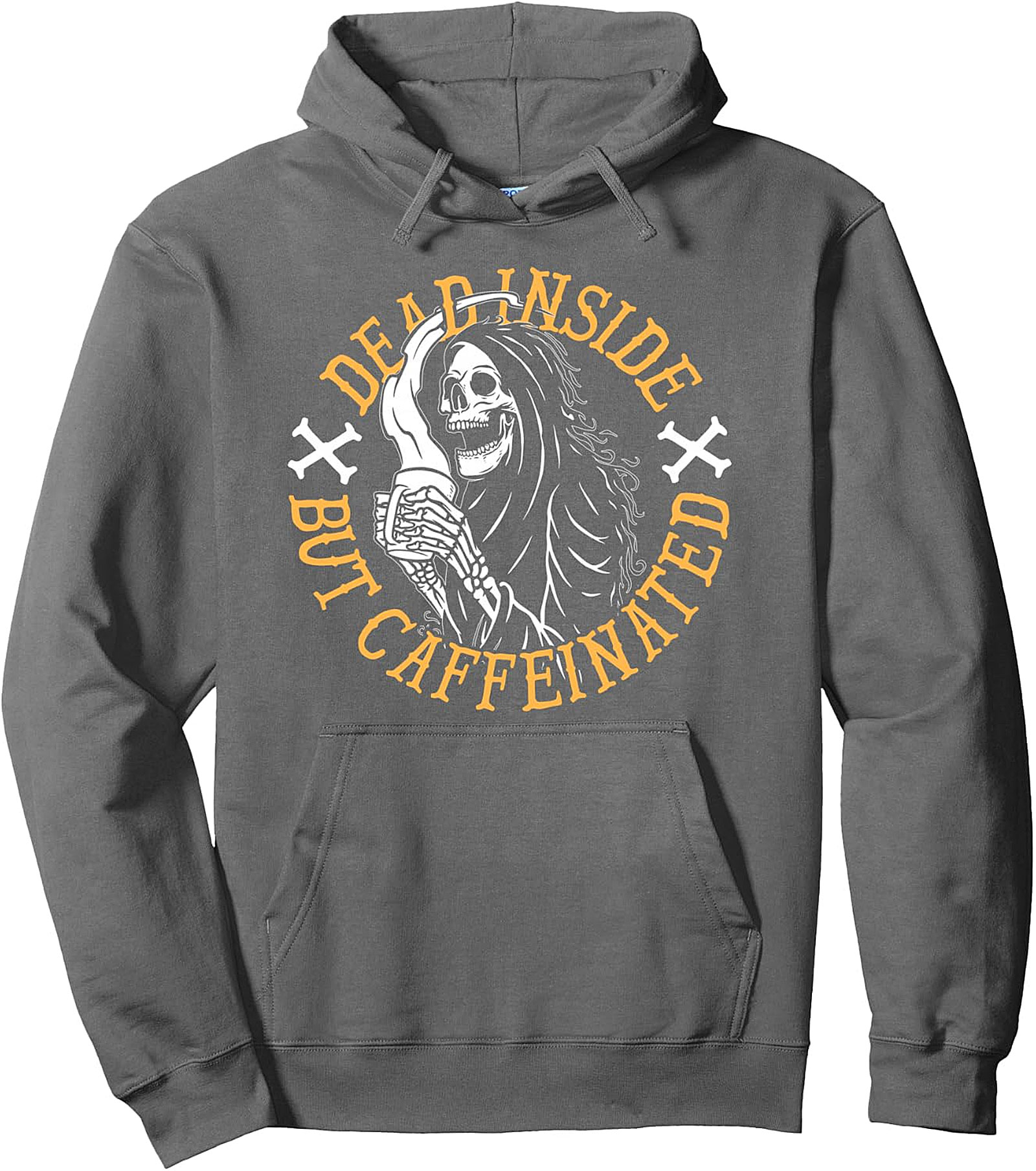 Dead Inside But Caffeinated Coffee Pullover Hoodie