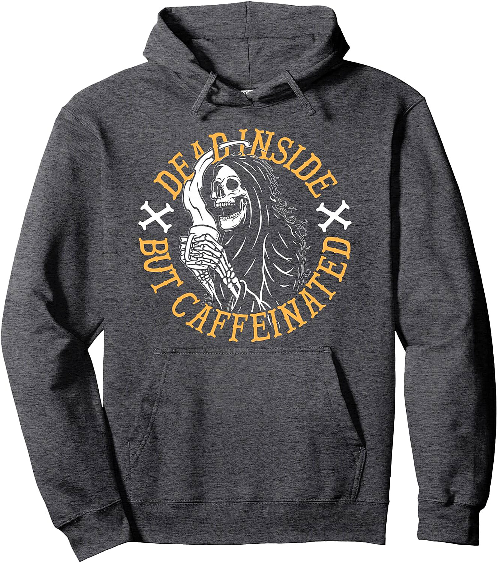 Dead Inside But Caffeinated Coffee Pullover Hoodie