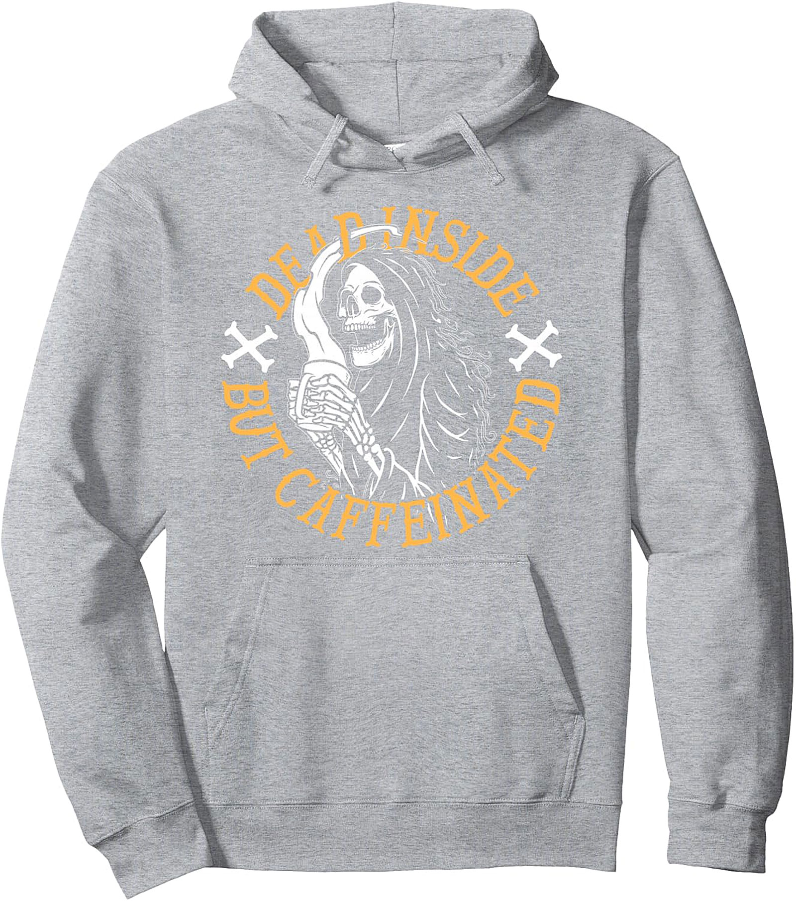 Dead Inside But Caffeinated Coffee Pullover Hoodie