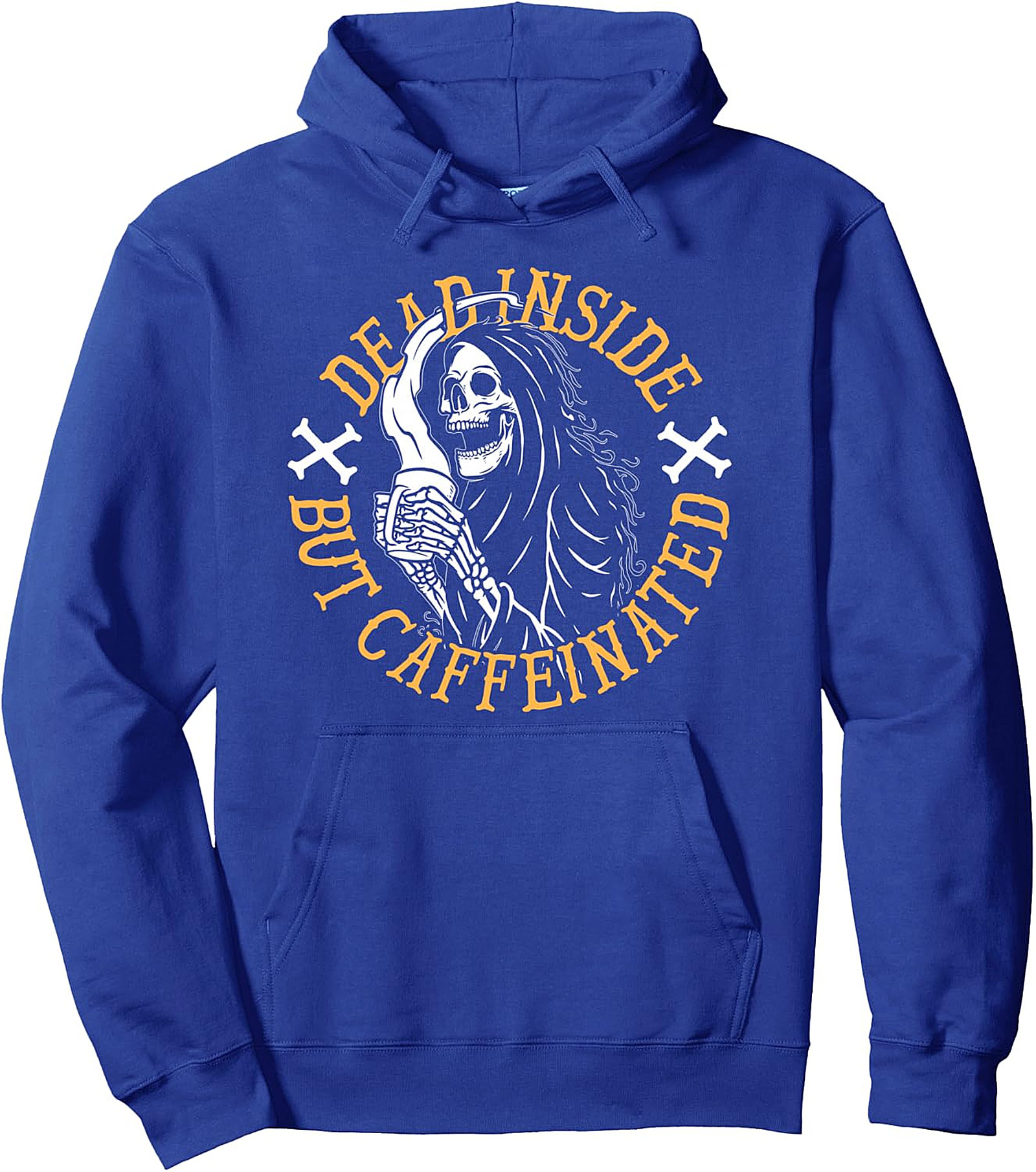 Dead Inside But Caffeinated Coffee Pullover Hoodie