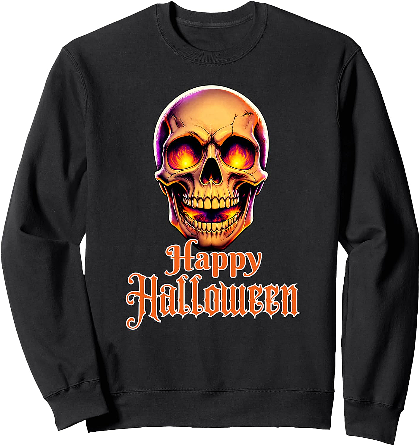Spooky Skull Halloween Fun Sweatshirt Unisex Tee