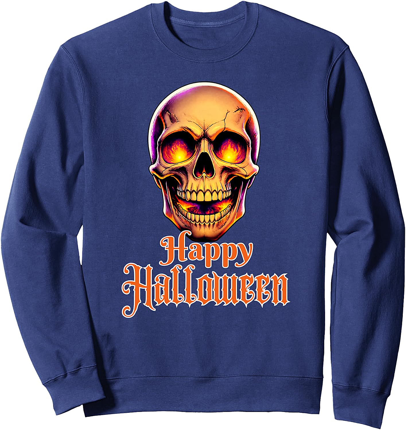 Spooky Skull Halloween Fun Sweatshirt Unisex Tee