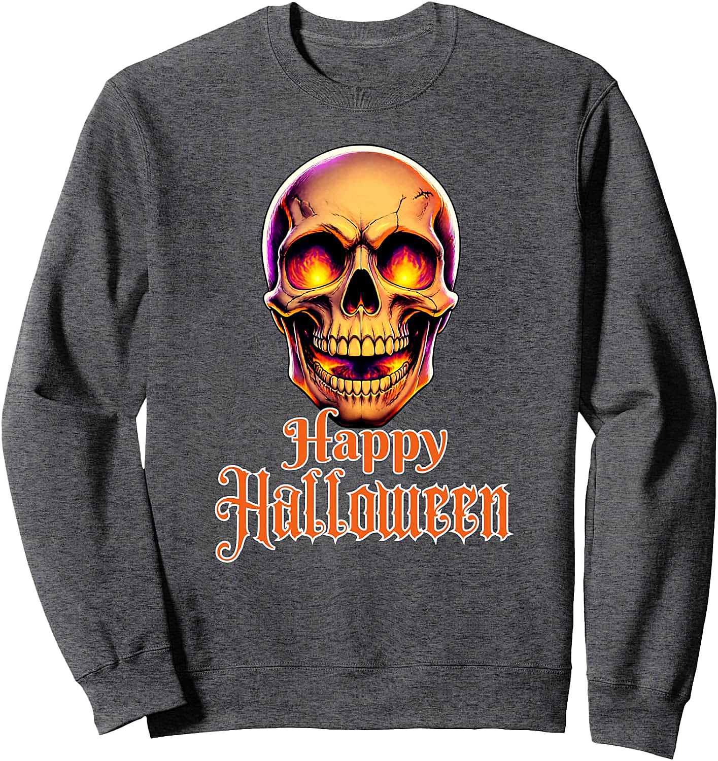 Spooky Skull Halloween Fun Sweatshirt Unisex Tee