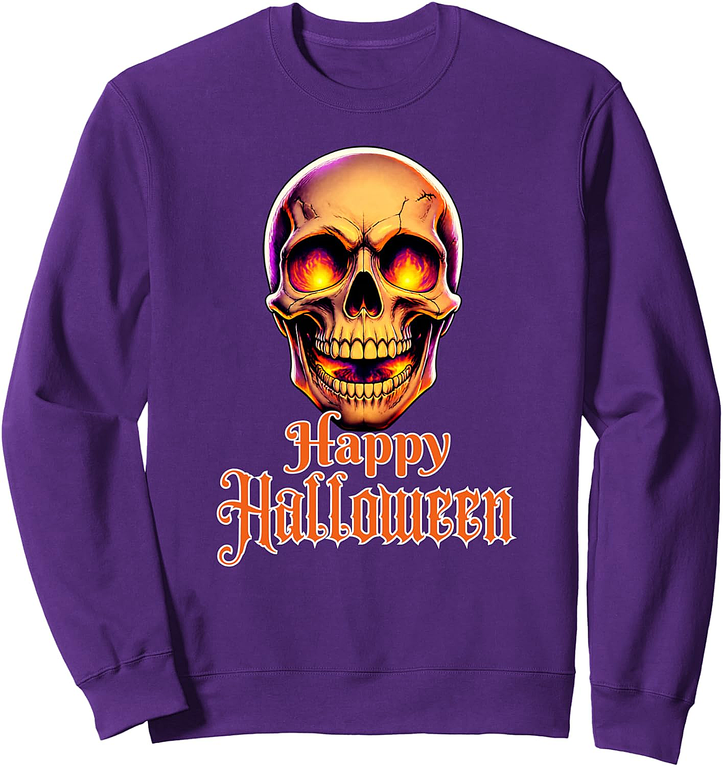 Spooky Skull Halloween Fun Sweatshirt Unisex Tee