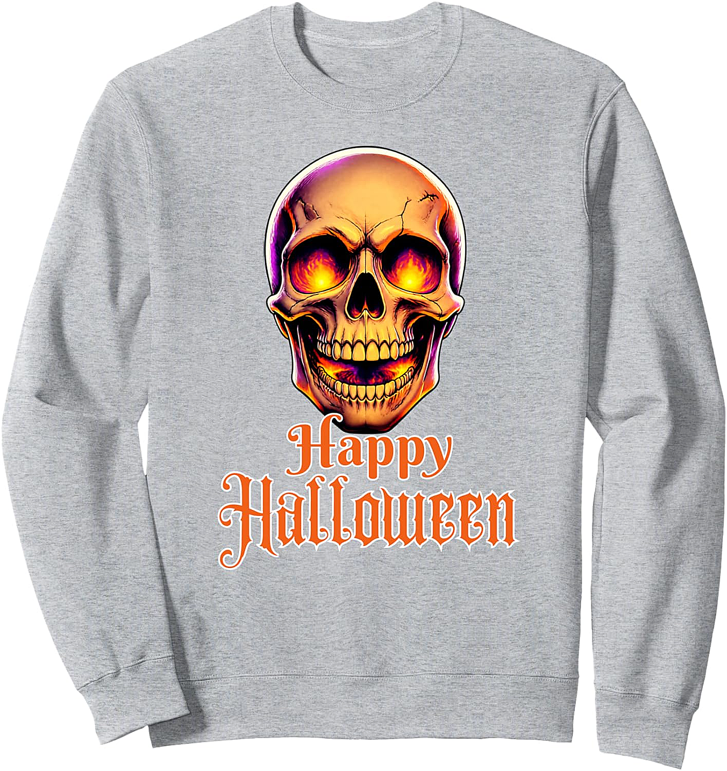 Spooky Skull Halloween Fun Sweatshirt Unisex Tee