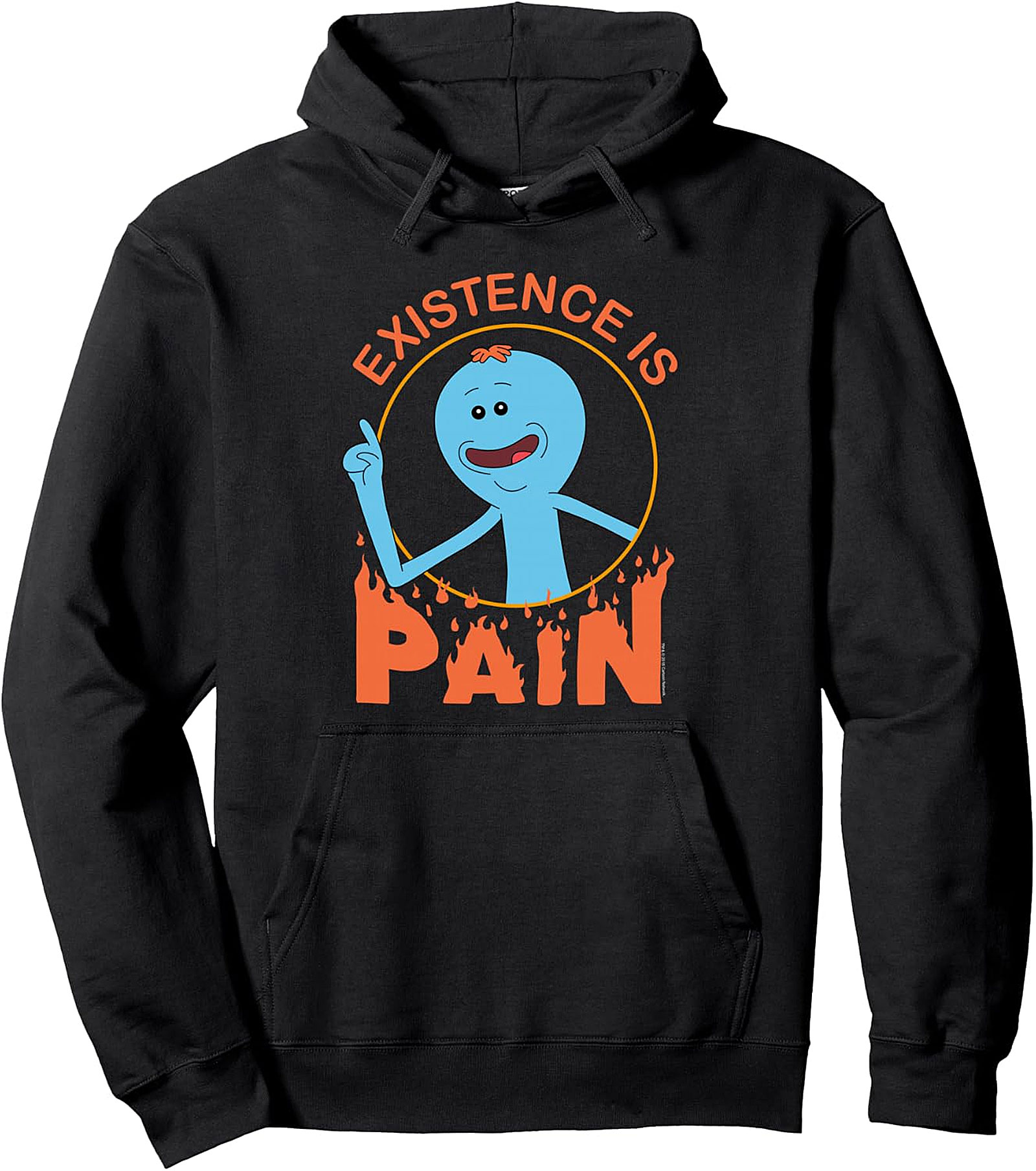 Rick and Morty Existence is PAIN Hoodie - Mr. Meeseeks