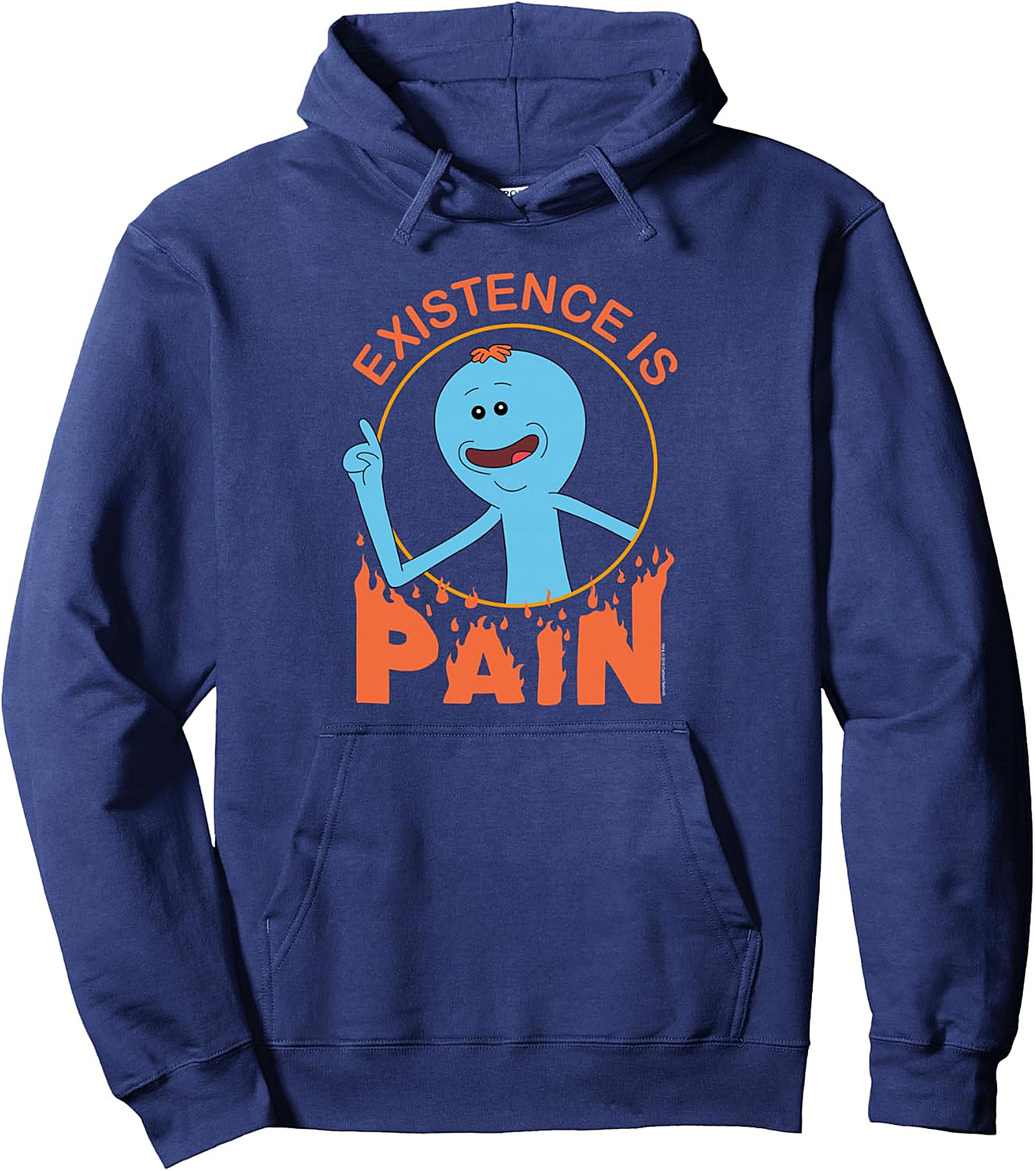Rick and Morty Existence is PAIN Hoodie - Mr. Meeseeks