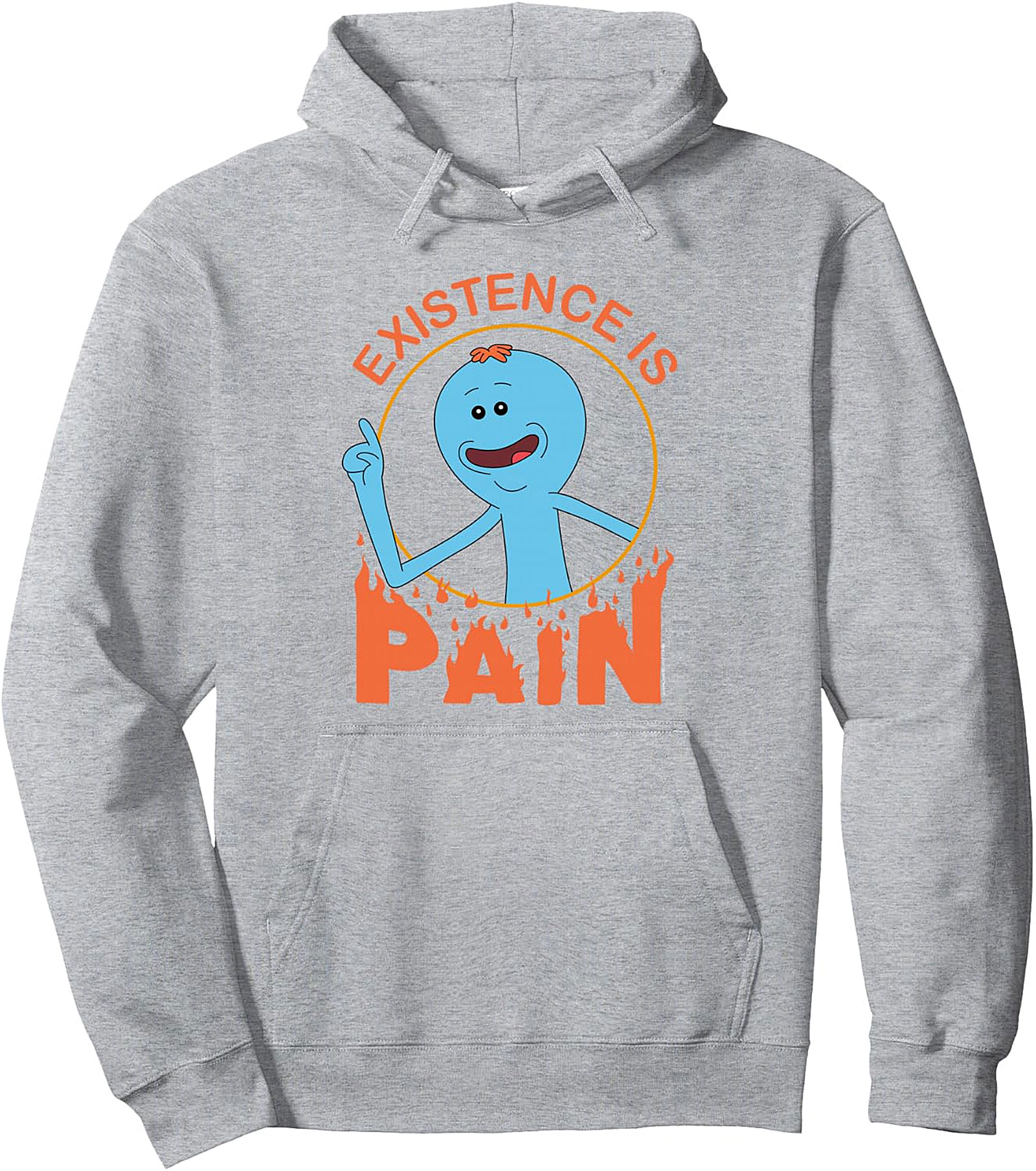 Rick and Morty Existence is PAIN Hoodie - Mr. Meeseeks