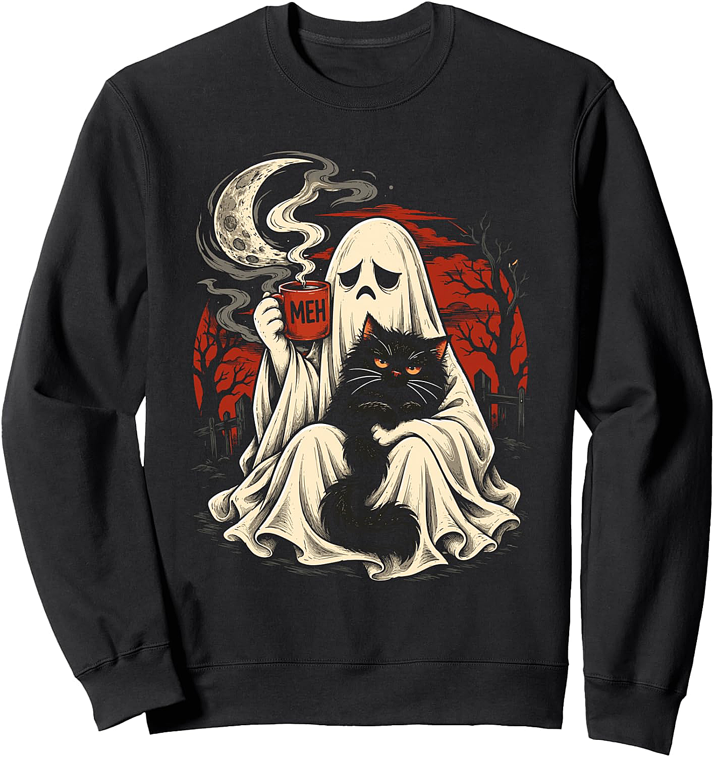 Pink Witch Breast Cancer Awareness Sweatshirt