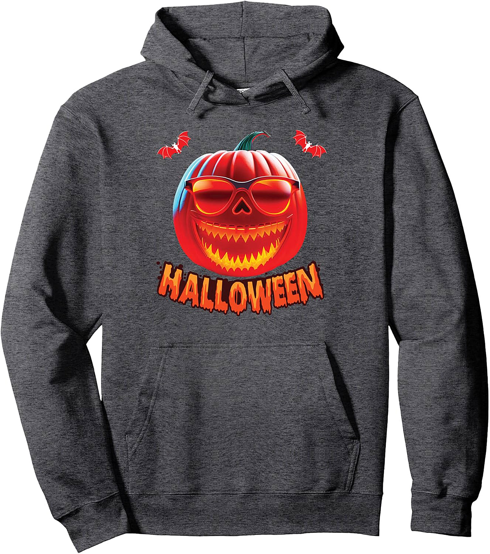 Spooky Jack O' Lantern Halloween Pullover Hoodie