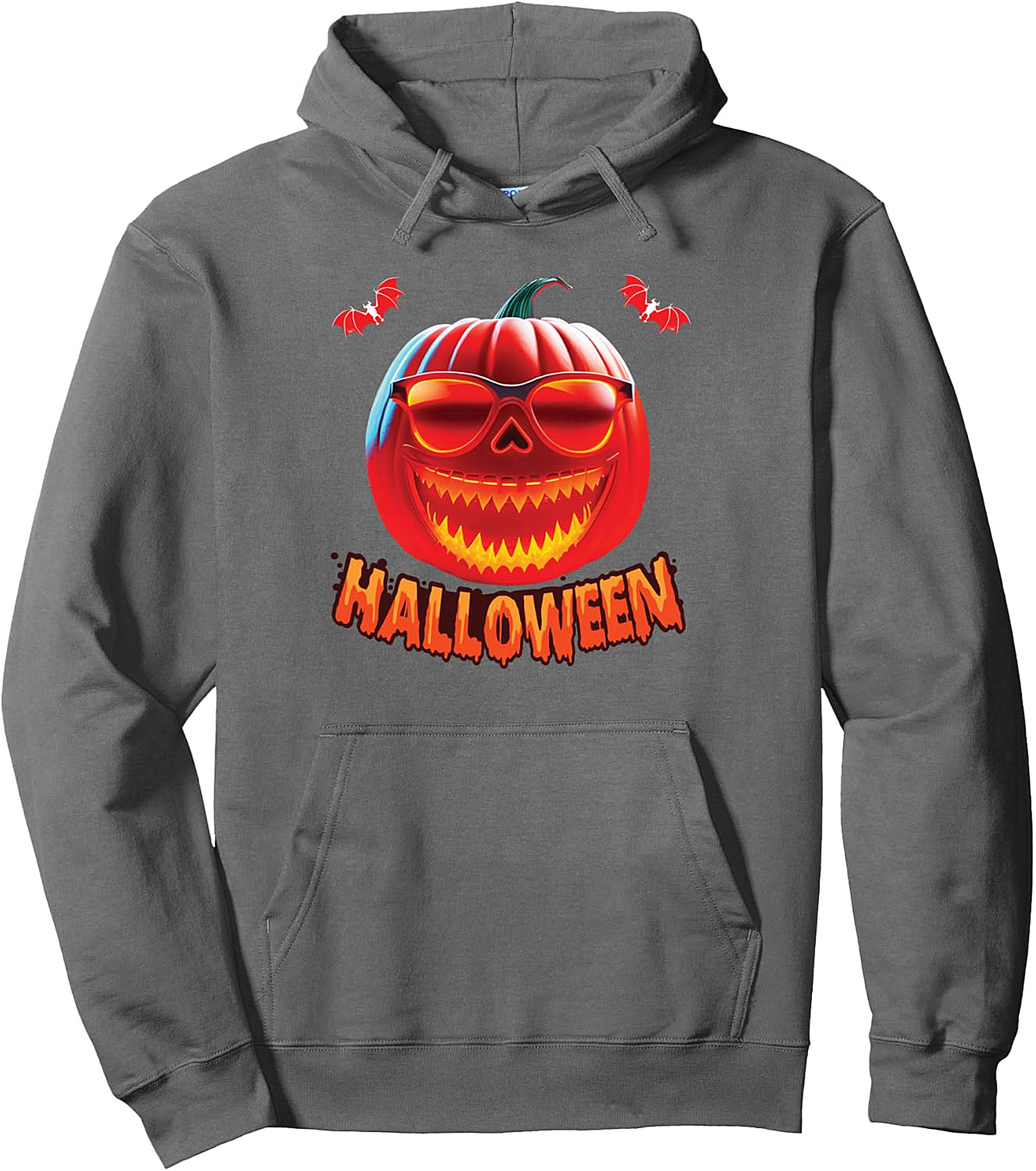 Spooky Jack O' Lantern Halloween Pullover Hoodie
