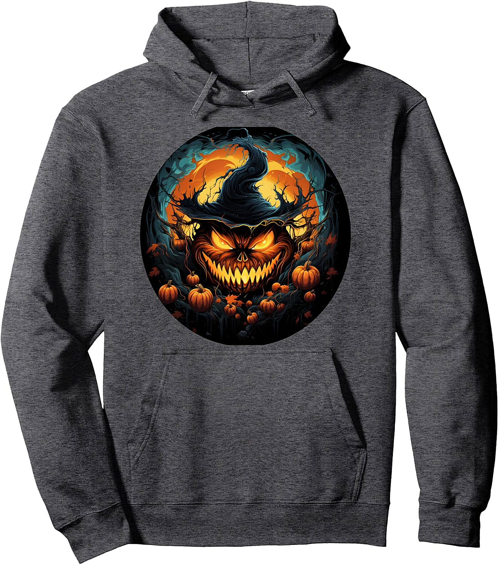 Vintage Jack O Lantern Pumpkin Face Hoodie | Cozy Pullover