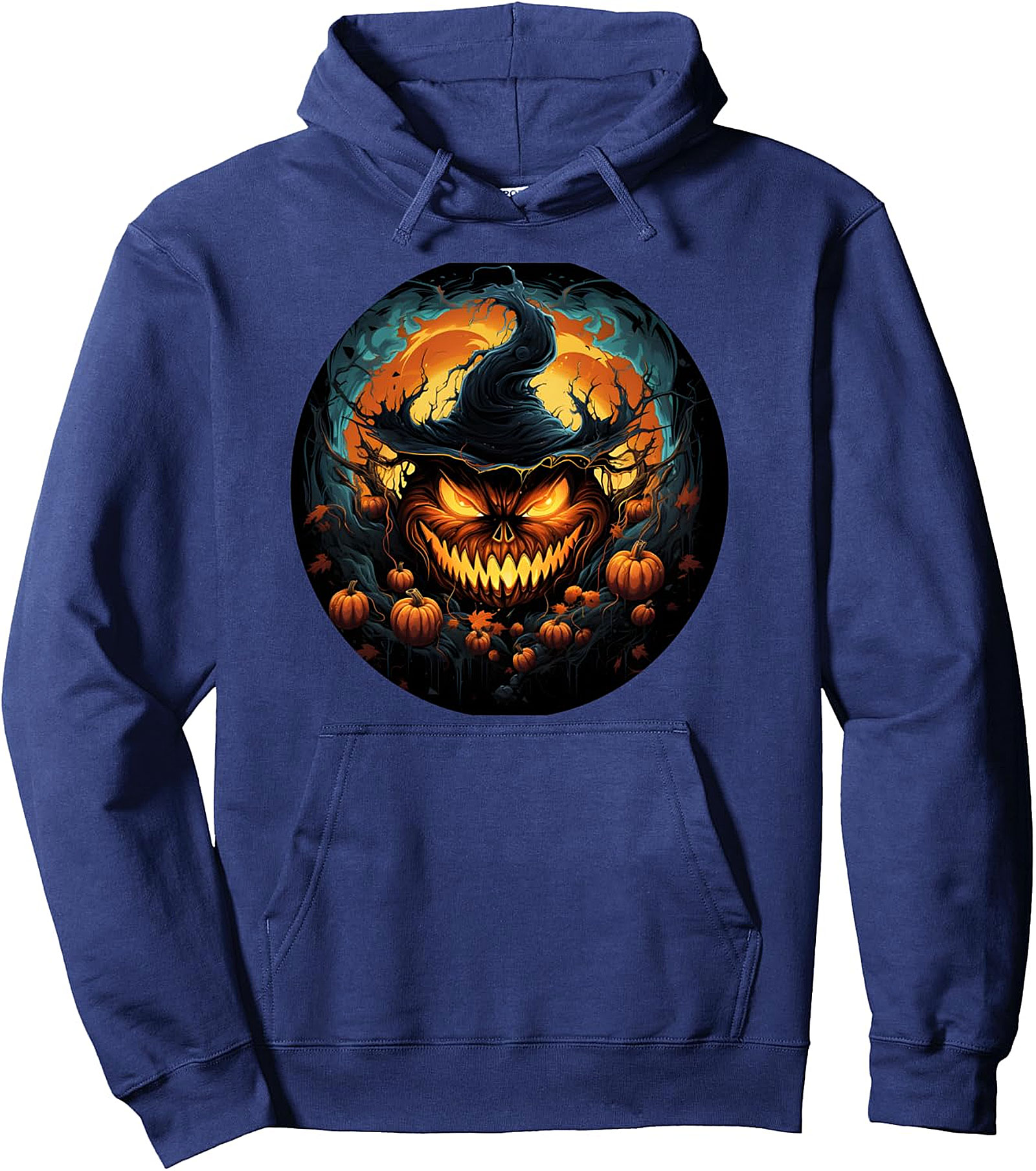 Vintage Jack O Lantern Pumpkin Face Hoodie | Cozy Pullover