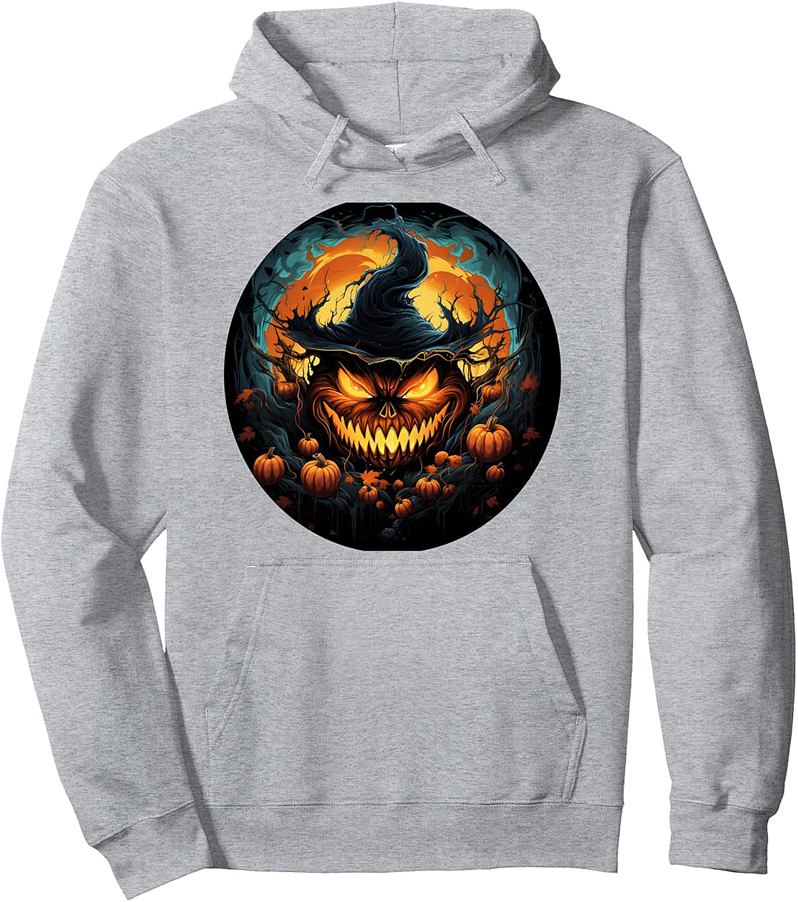 Vintage Jack O Lantern Pumpkin Face Hoodie | Cozy Pullover