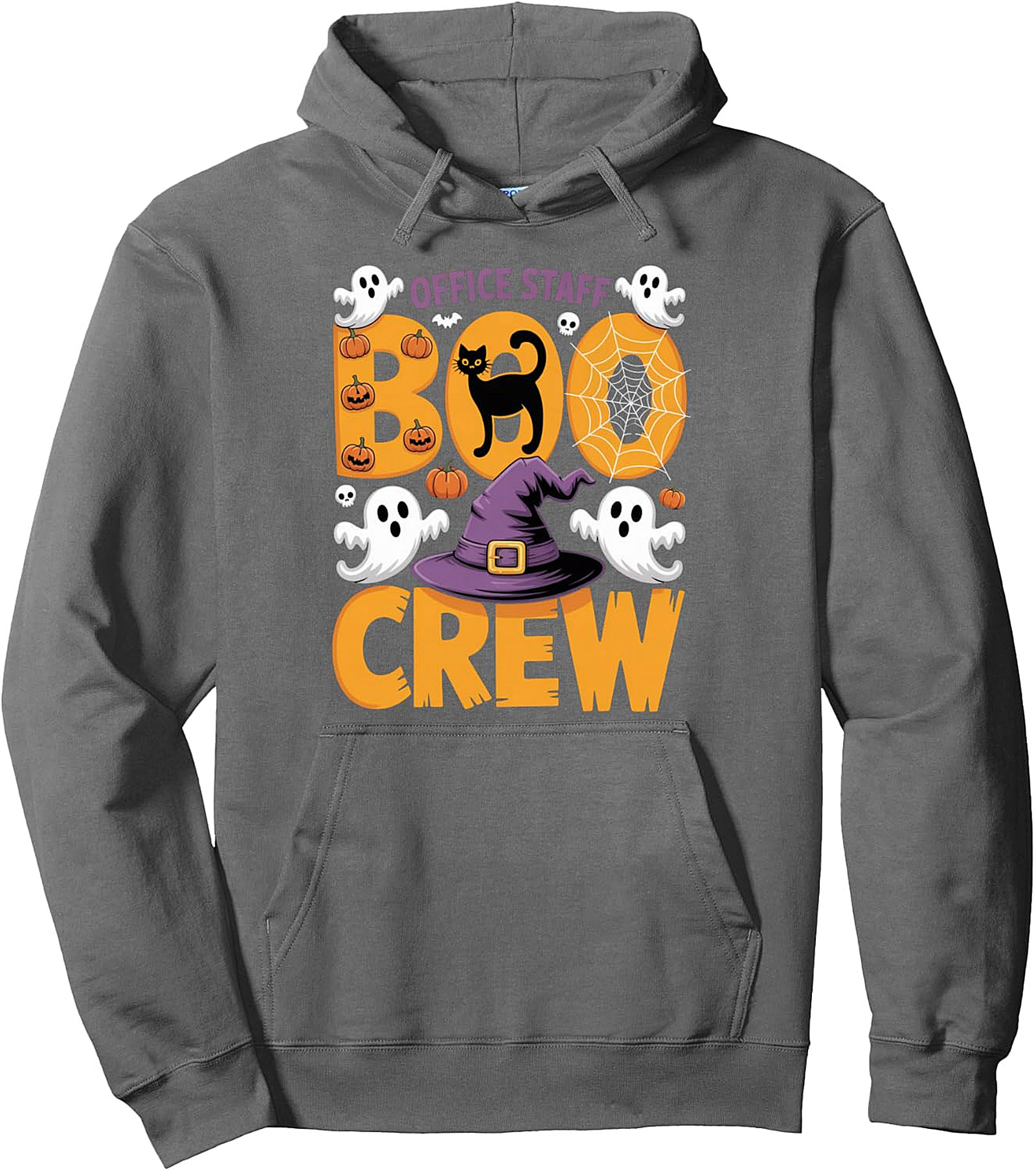 Halloween Office Staff Boo Crew Pullover Hoodie