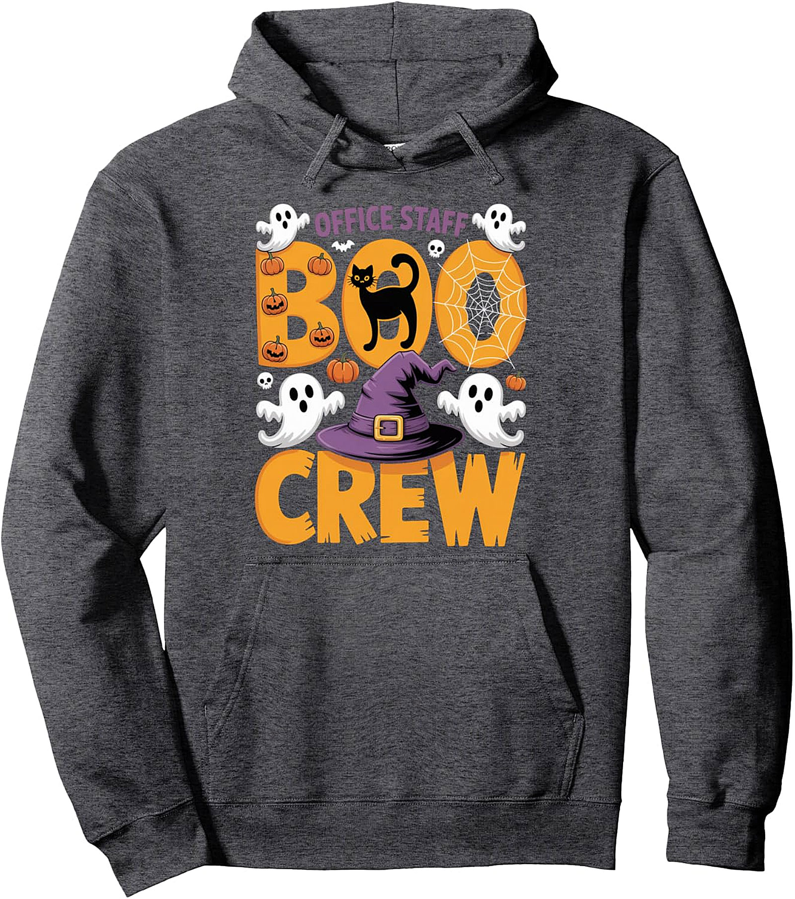 Halloween Office Staff Boo Crew Pullover Hoodie