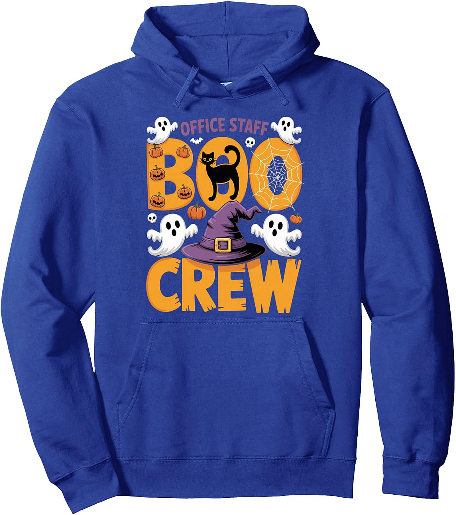 Halloween Office Staff Boo Crew Pullover Hoodie