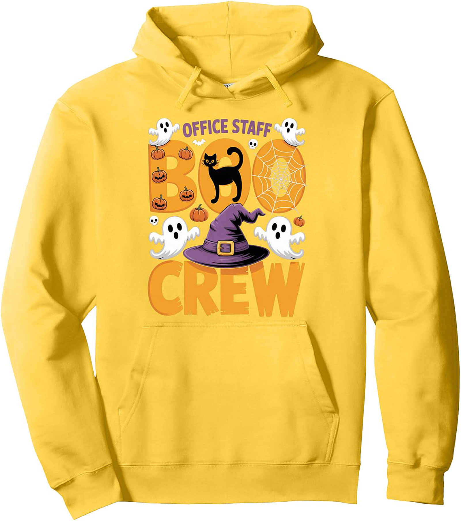 Halloween Office Staff Boo Crew Pullover Hoodie