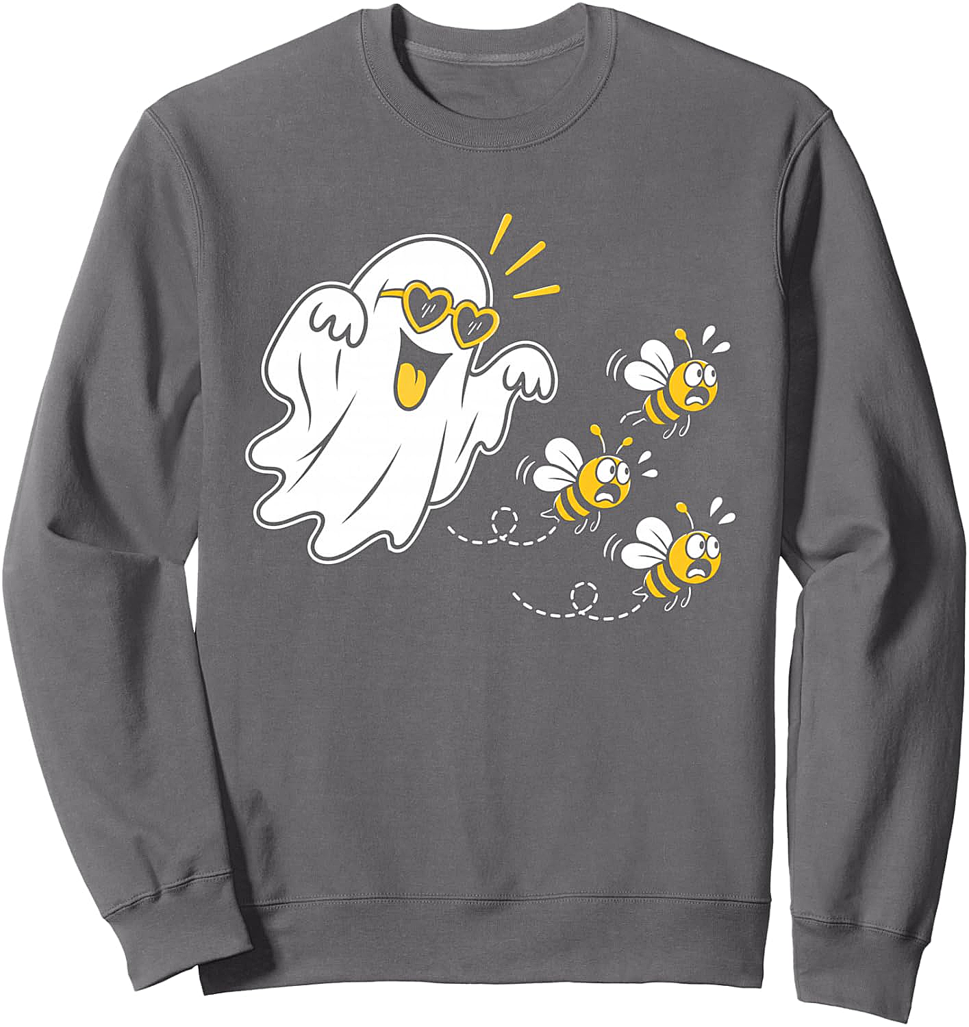 Funny Boo Bees Halloween Ghost Bee Pun Sweatshirt